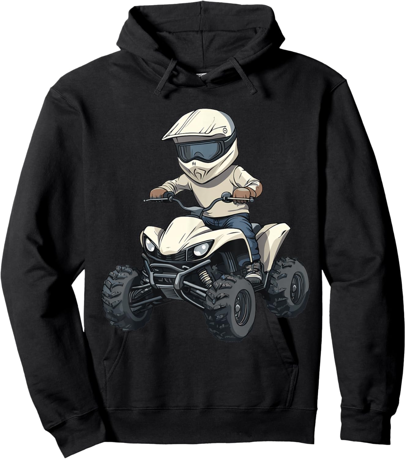 Kids 4 wheeler Hoodie - Hoodie | Black