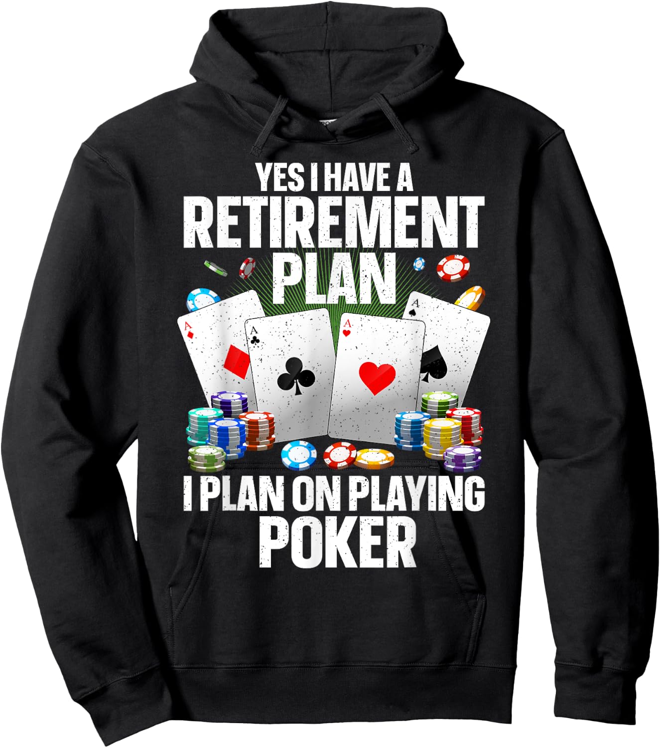 Funny Poker Design Women Poker Player Poker Lover Hoodie - Hoodie | Black