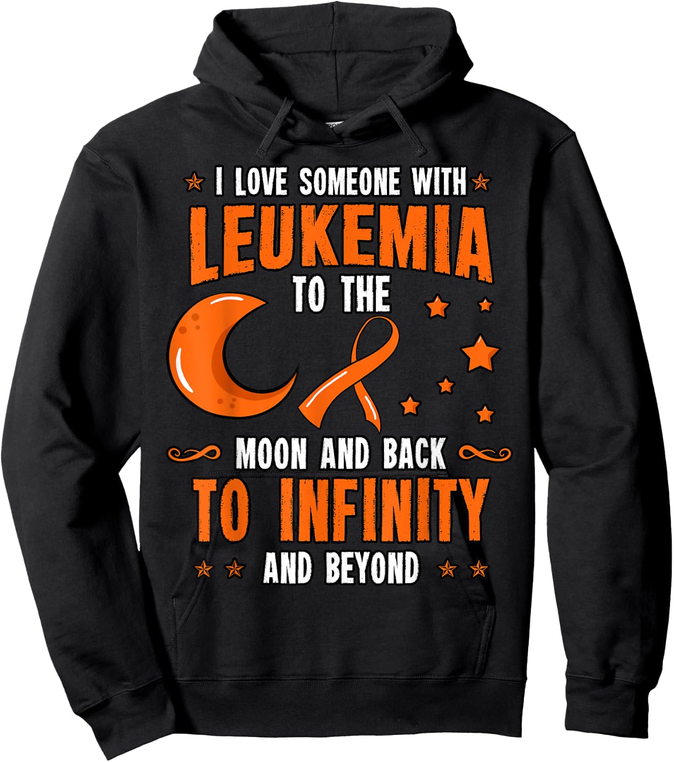 Leukemia Awareness Shirt Blood Cancer Bone Marrow Gift Hoodie - Hoodie | Black