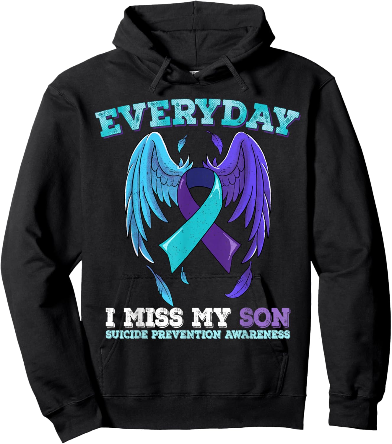 Suicide Prevention Awareness Son Hoodie - Hoodie | Black