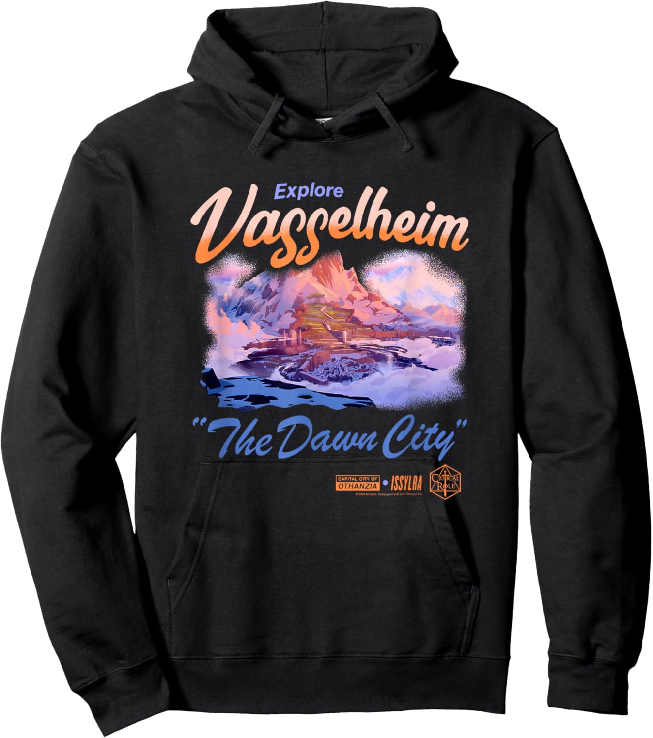 The Legend of Vox Machina Explore Vasselheim Hoodie - Hoodie | Black