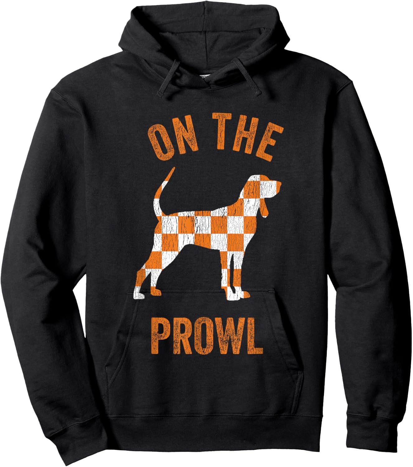 Hound On The Prowl Tennessee Dog TN Home State Volunteers Hoodie - Hoodie | Black