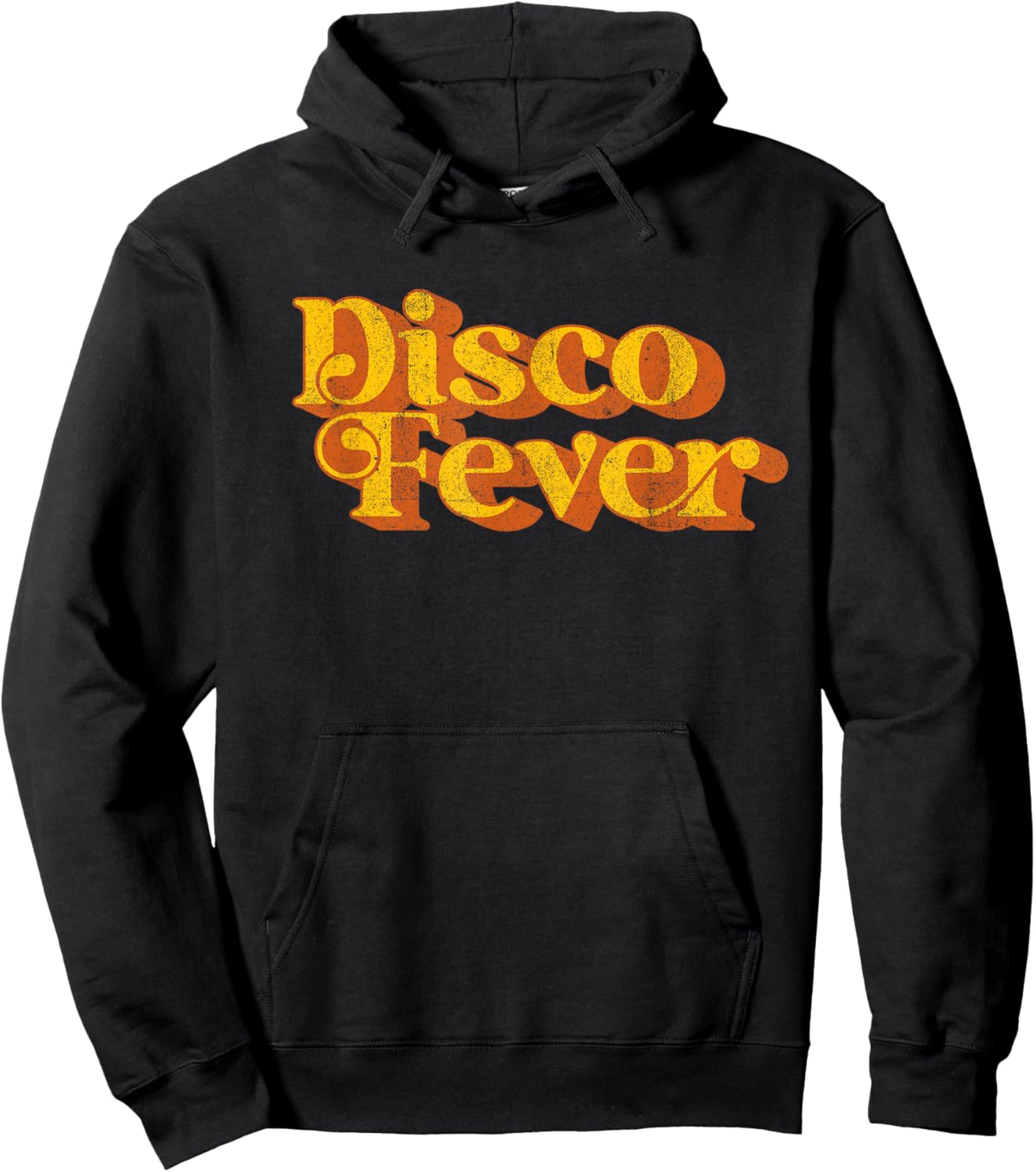 Retro Disco Fever Funny Vintage 60's 70's Party Costume Hoodie - Hoodie | Black