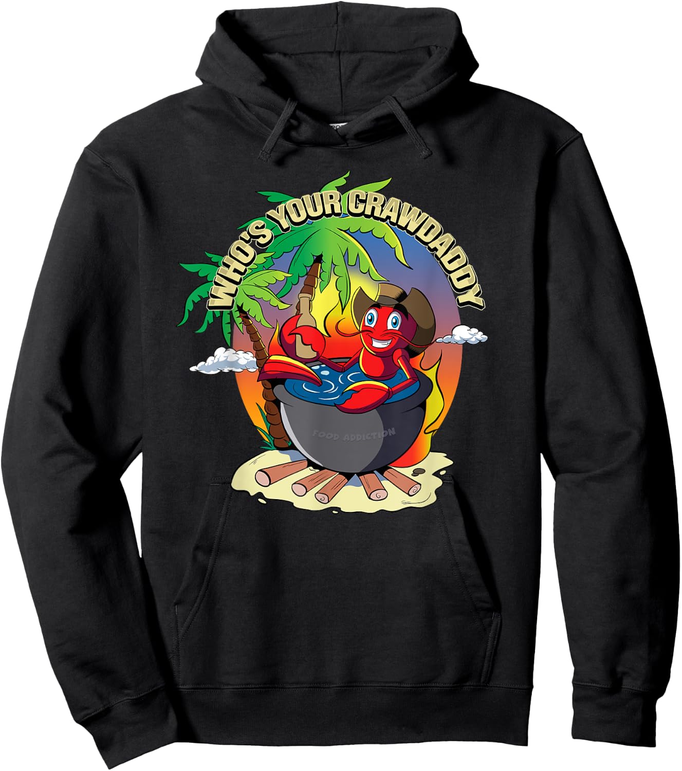 Who's Your Crawdaddy Shirt Funny Cajun Crawfish Boil Hoodie - Hoodie | Black