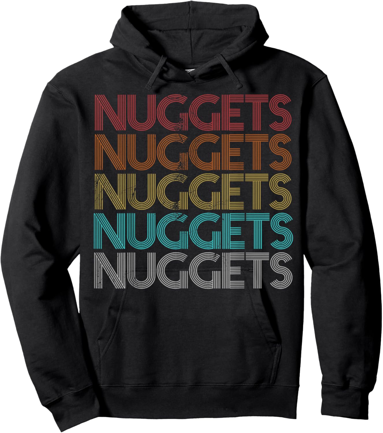 Retro Vintage Nuggets Hoodie - Hoodie | Black