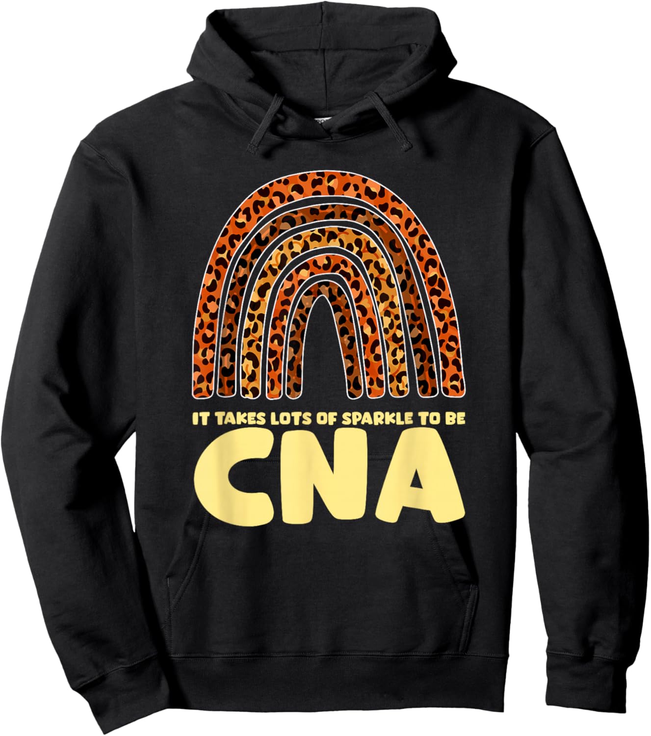 It Takes Lots Of Sparkle To Be CNA Nurse Hoodie - Hoodie | Black