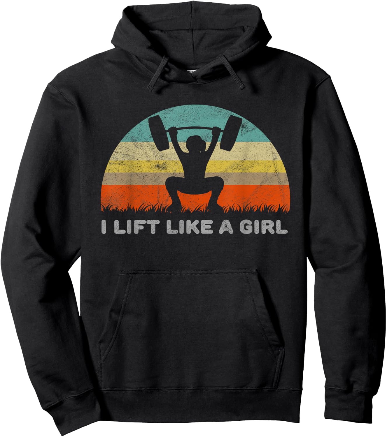 Funny I Lift Like A Girl Hoodie - Hoodie | Black