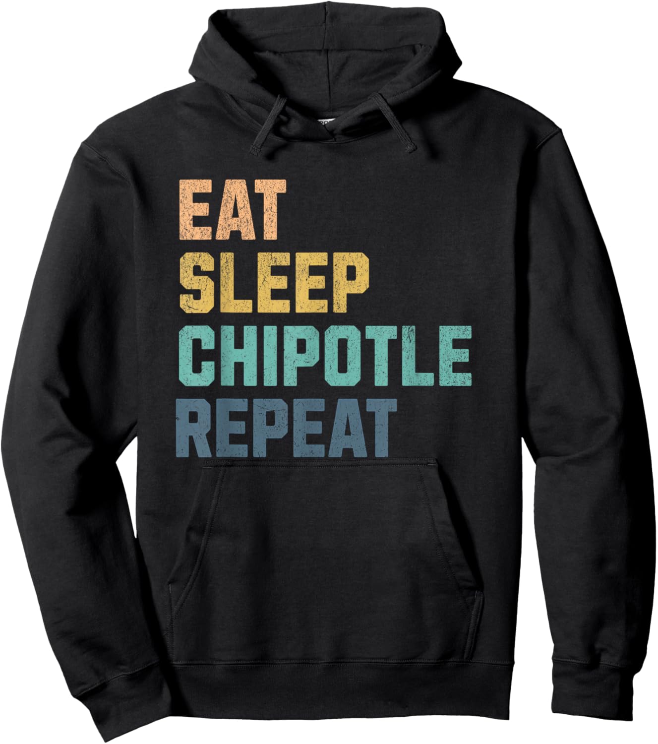 Eat Sleep Chipotle Repeat Fan Player Men Women Kids Funny Hoodie - Hoodie | Black