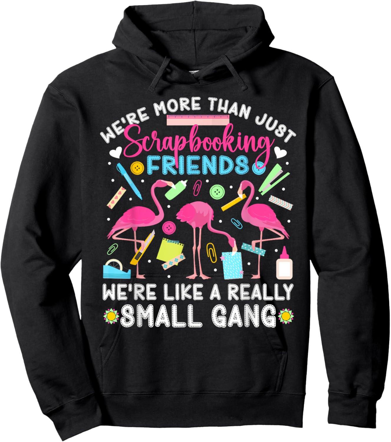 Scrapbook Likee like a really small gang Scrapbooking Hoodie - Hoodie | Black