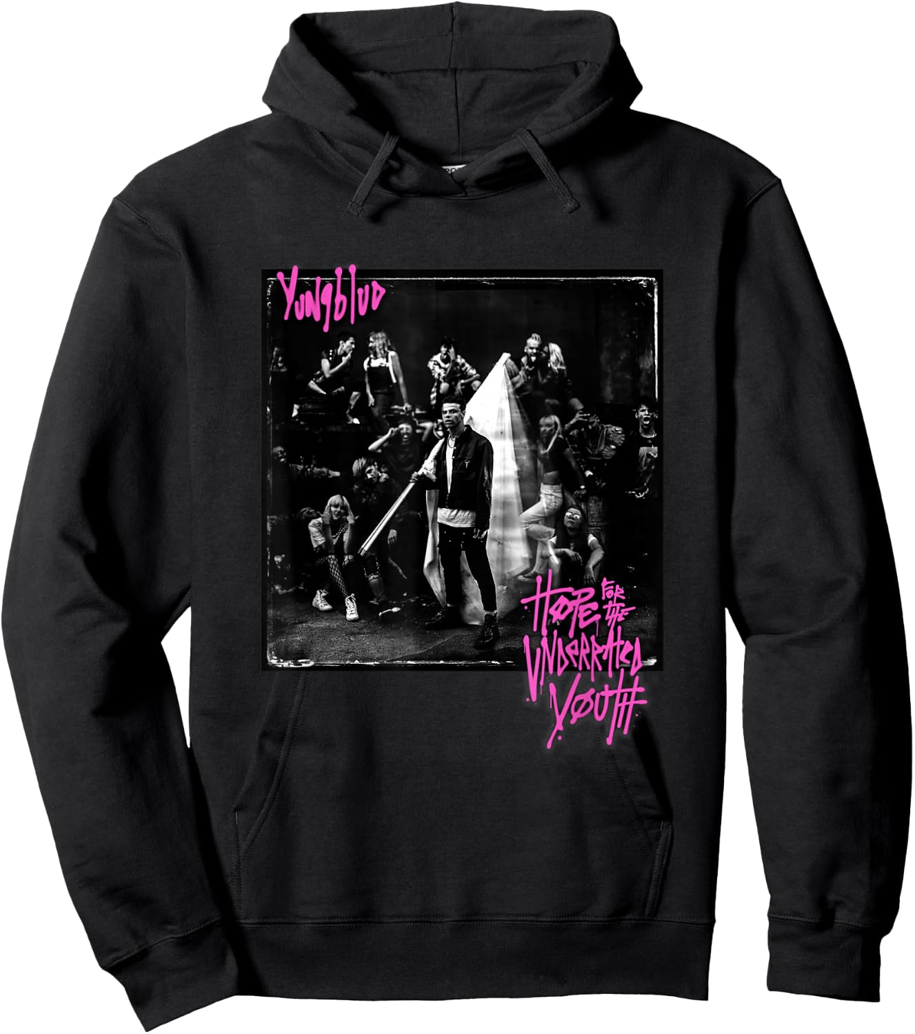 Yungblud Hope for The Underrated Youth Album Small Hoodie - Hoodie | Black