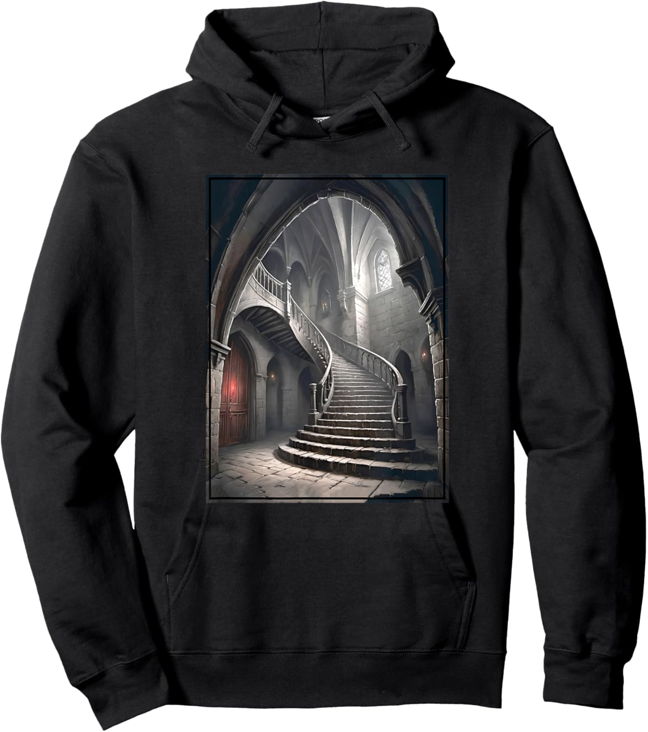 Dracula's Castle Staircase and Architecture Hoodie - Hoodie | Black