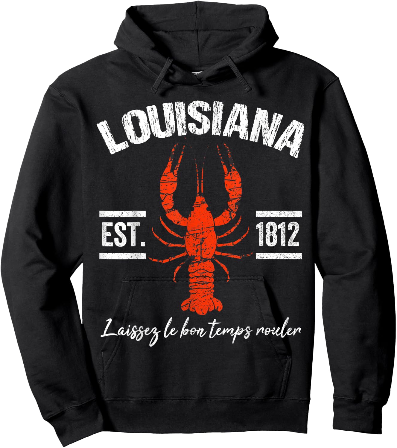 Mardi Gras Louisiana Crawfish New Orleans Men Women Gift Hoodie - Hoodie | Black