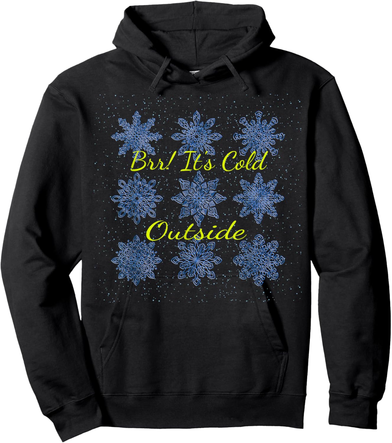 Brr!! It's Cold Outside Hoodie - Hoodie | Black