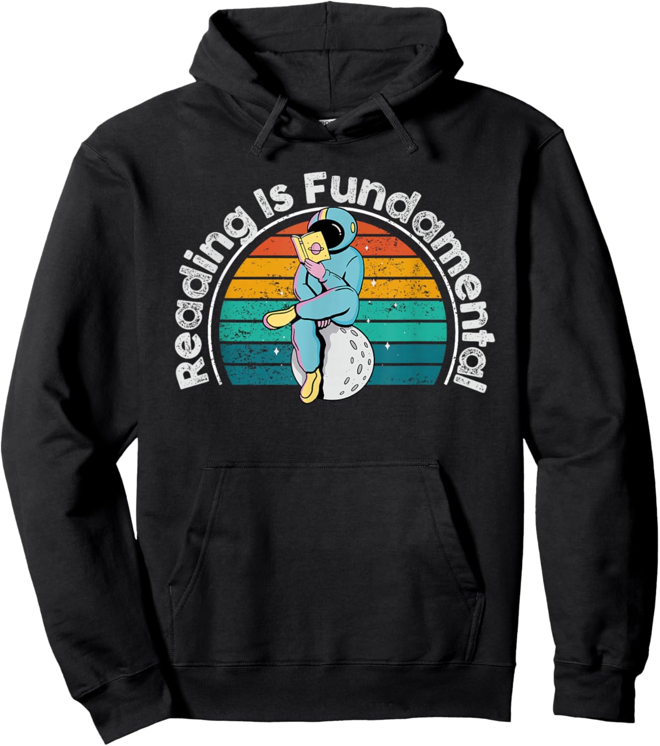 Reading Is Fundamental Geeky Bookworm Poetry Literature Hoodie - Hoodie | Black