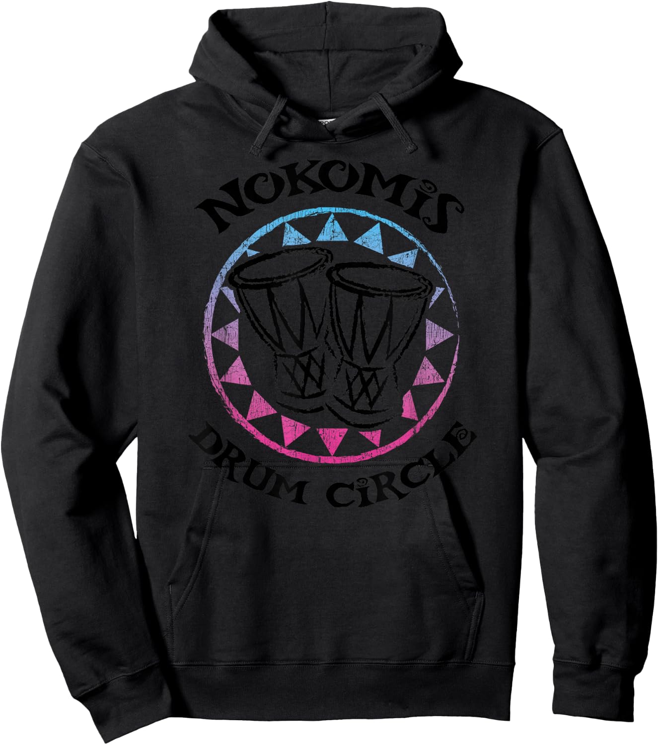 Nokomis Florida Drum Circle Drummer Hoodie - Hoodie | Black