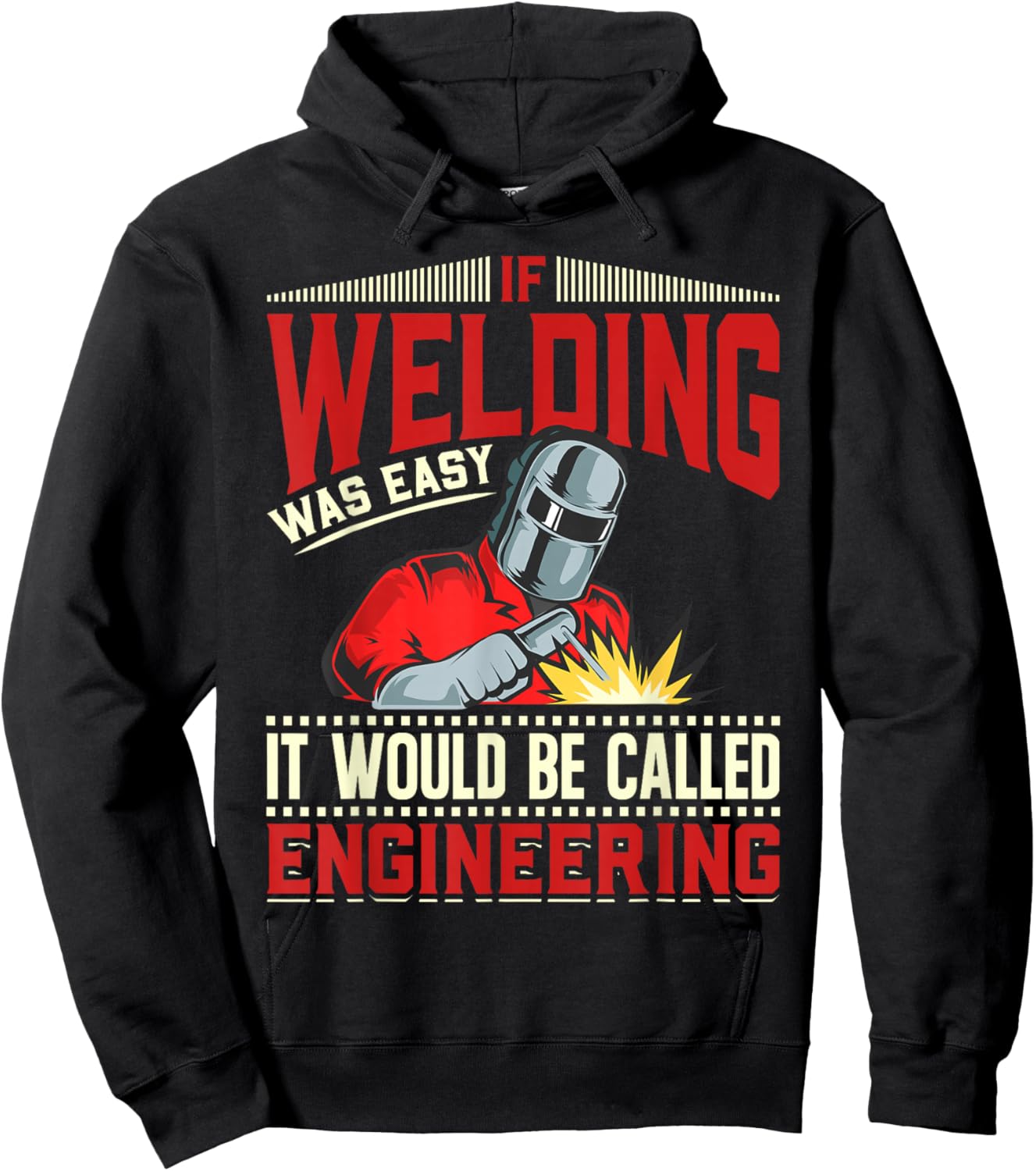 Funny Blacksmith Welder Hoodie - Hoodie | Black