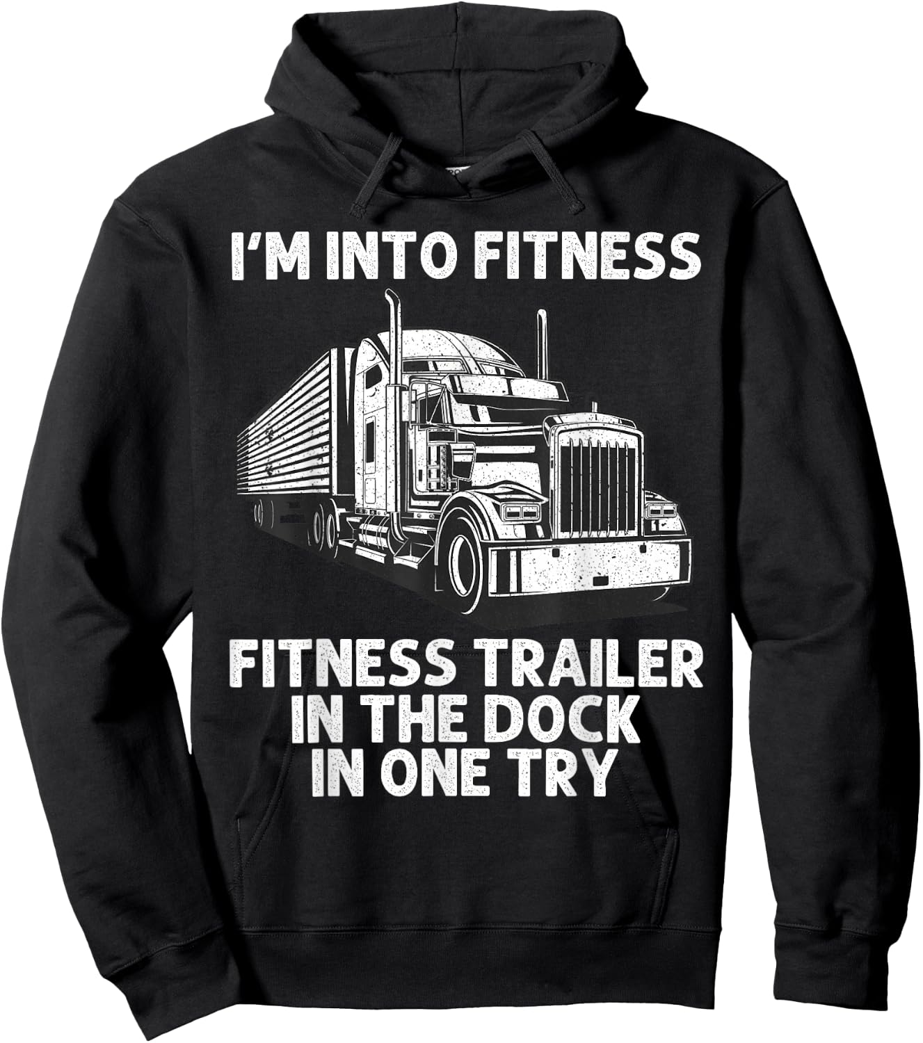 Best Truck Driver Art Dad Women Trucking CDL Trucker Hoodie - Hoodie | Black