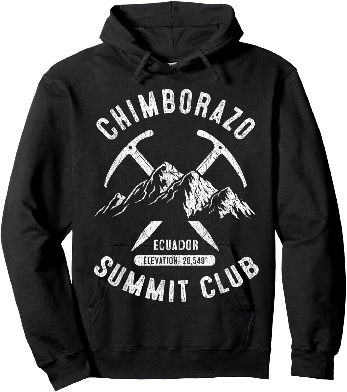 Chimborazo Summit Club I Climbed Chimborazo Ecuador Hoodie - Hoodie | Black