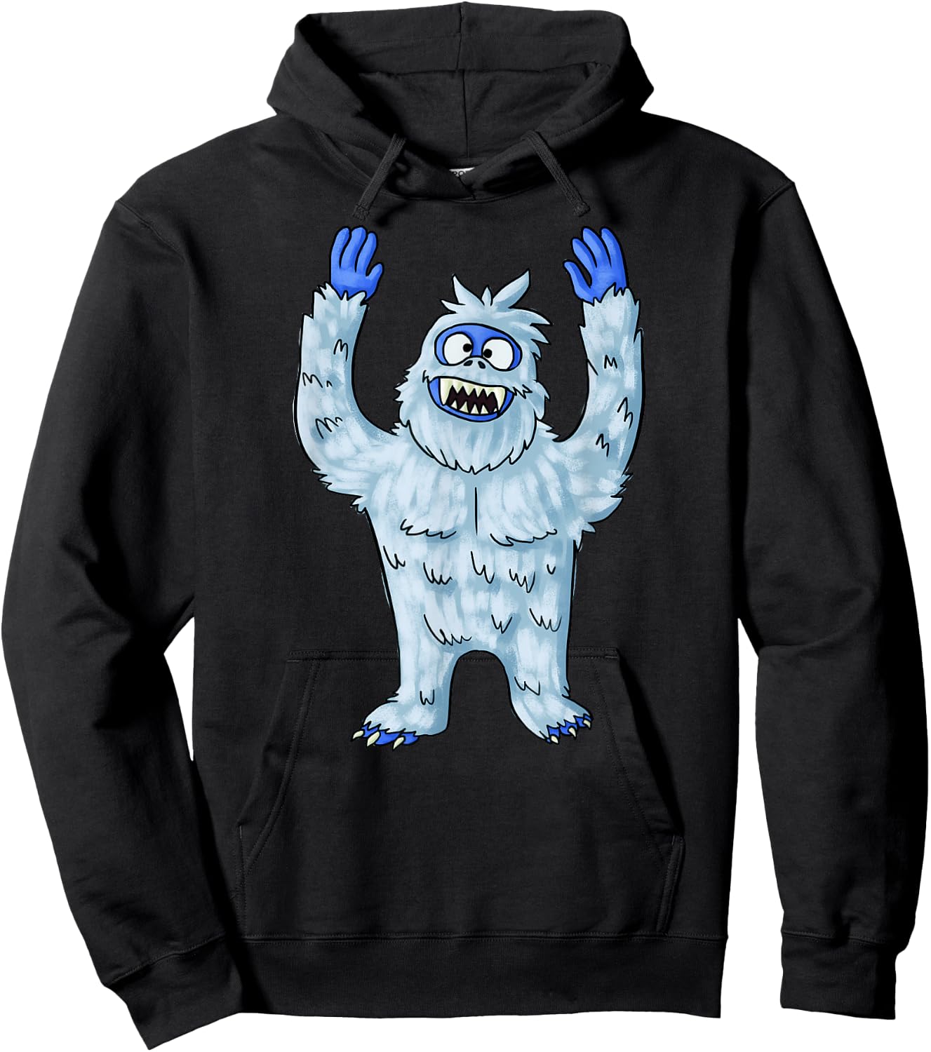 Abominable Snow Monster Christmas Abominable Snowman Hoodie - Hoodie | Black