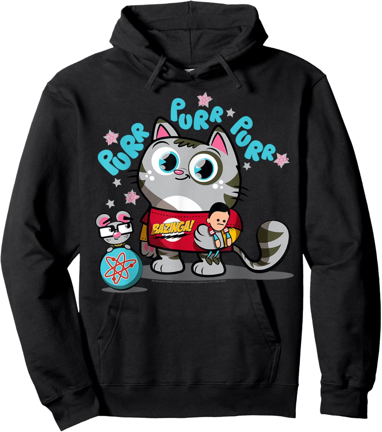 The Big Bang Theory Purr Purr Purr Hoodie - Hoodie | Black