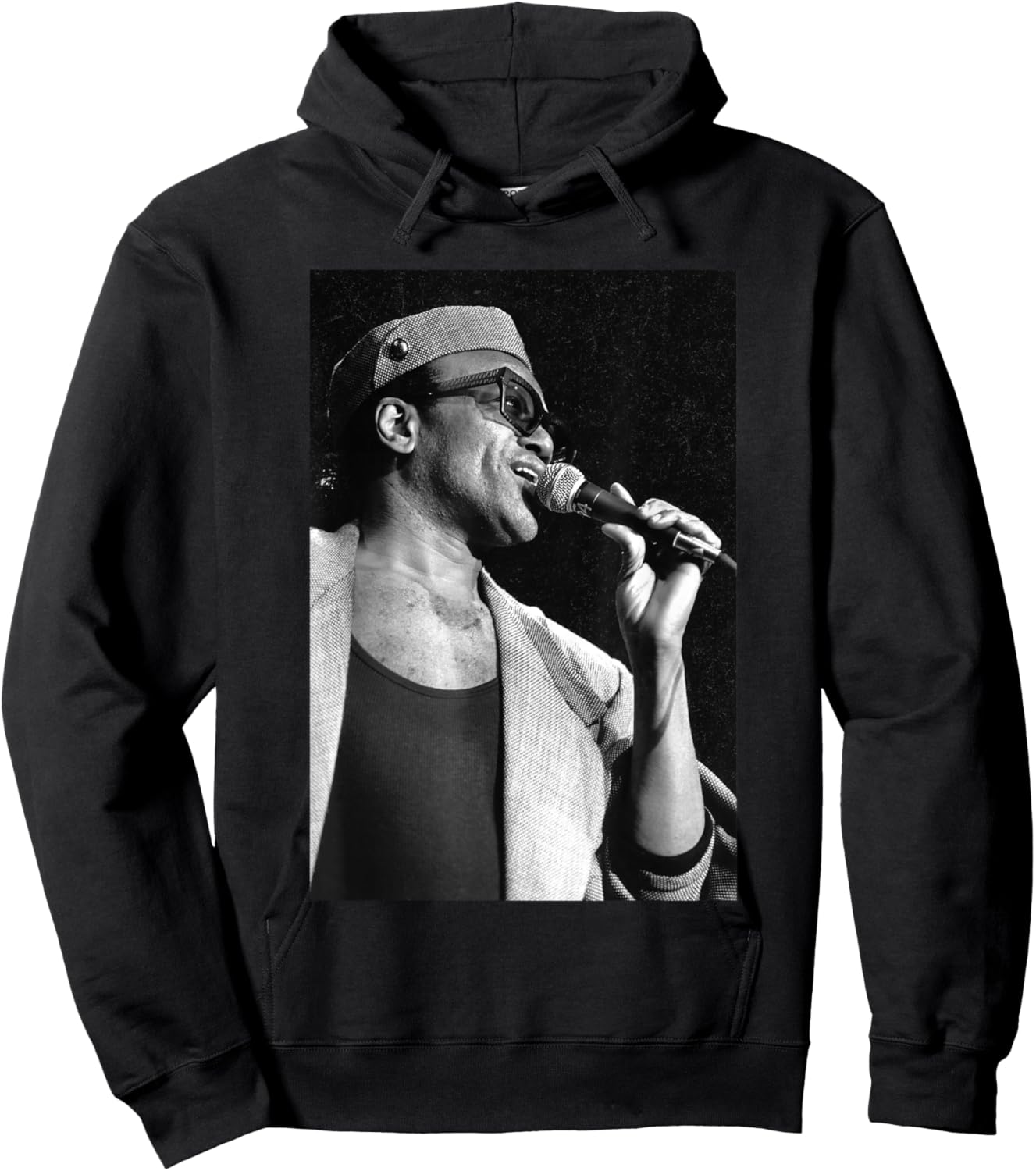 Singer Bobby Womack Live By Stephen Wright Hoodie - Hoodie | Black