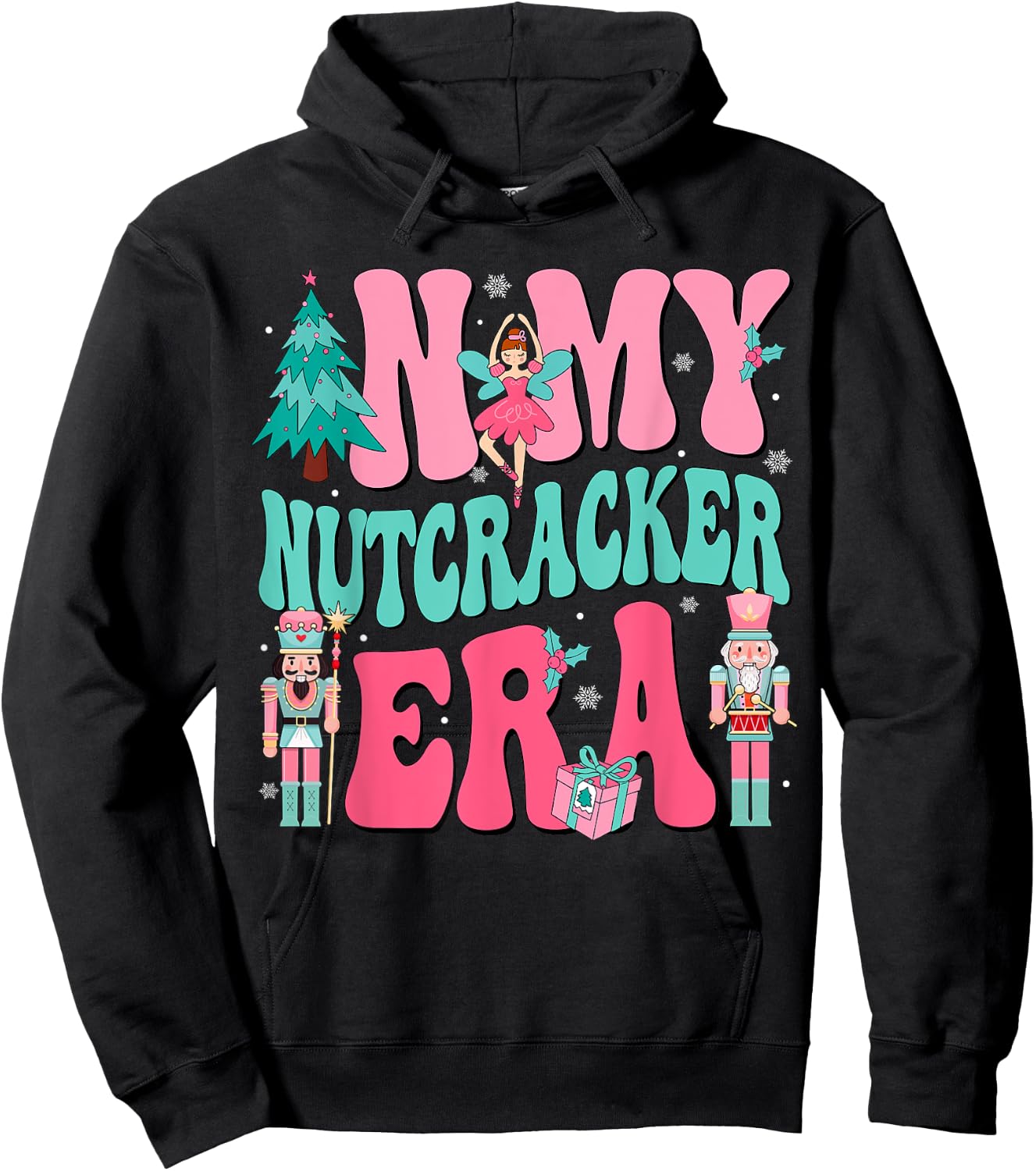In My Nutcracker Era Pink Nutcracker Squad Christmas 2024 Hoodie - Hoodie | Black
