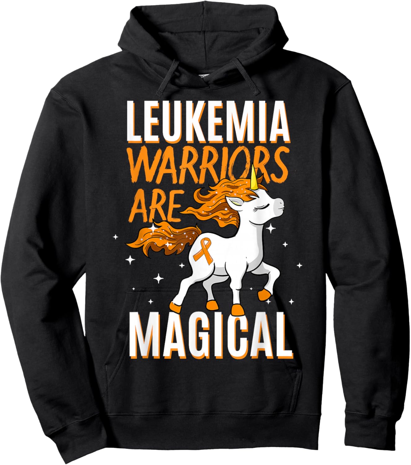 Leukemia Warriors Are Magical Leukemia Awareness Hoodie - Hoodie | Black