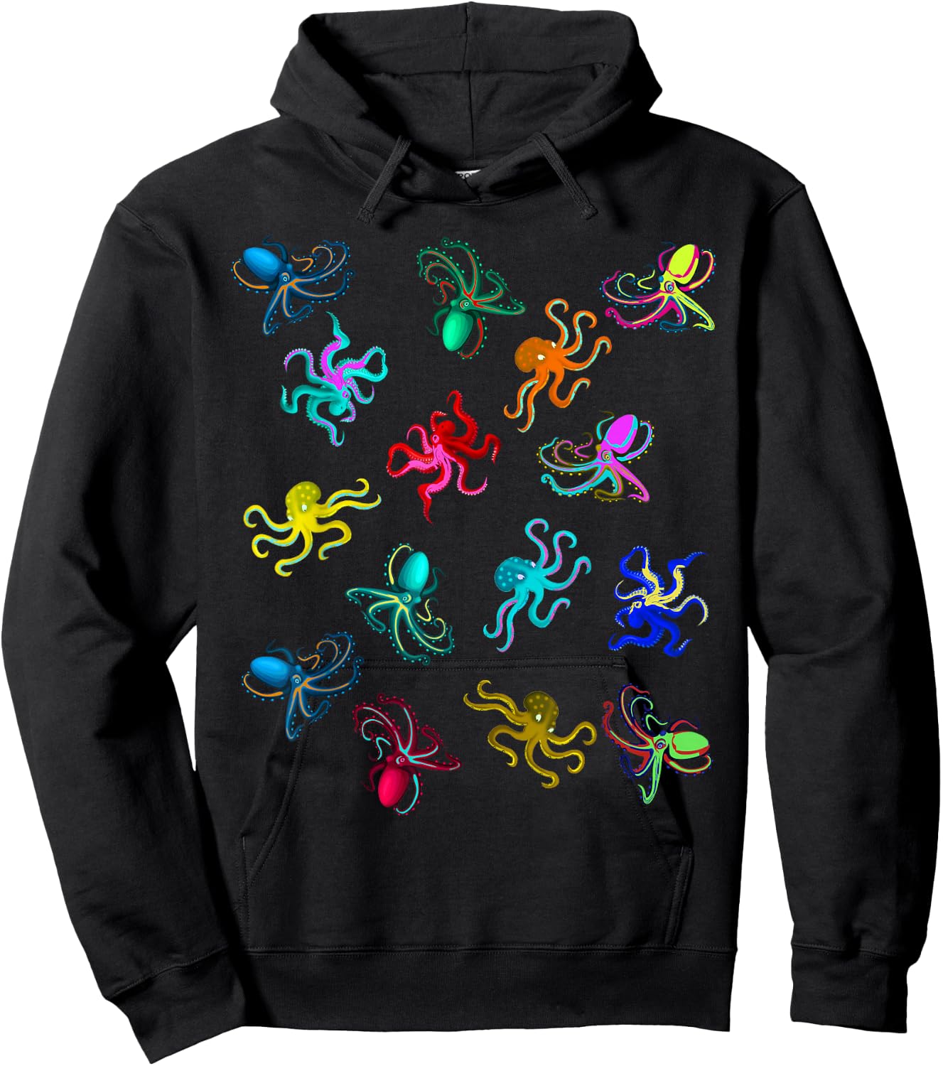 Octopus - Octopus Hoodie - Hoodie | Black