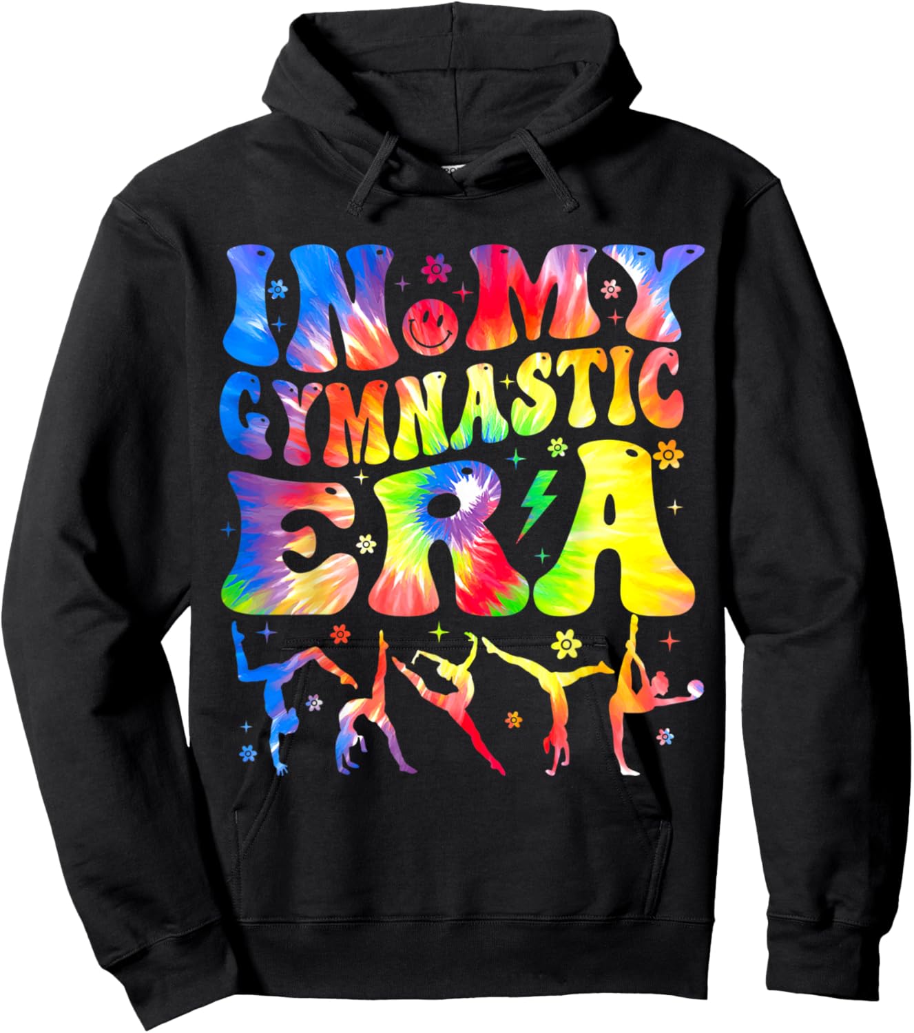 Trendy In My Gymnastics Era Funny Gymnast Gymnastic Hoodie - Hoodie | Black