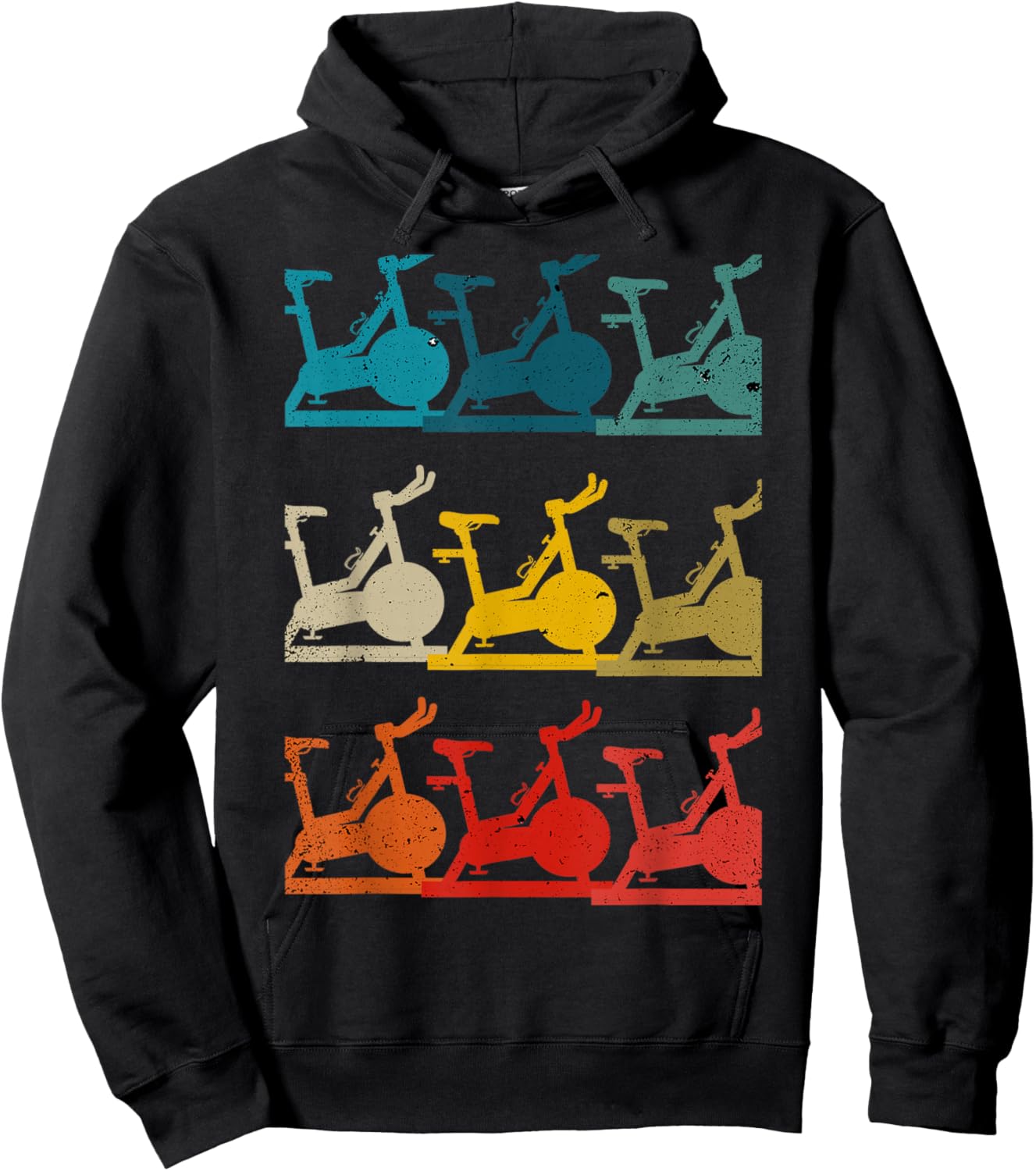 Spinning And Indoor Cycling - Workout Hoodie - Hoodie | Black