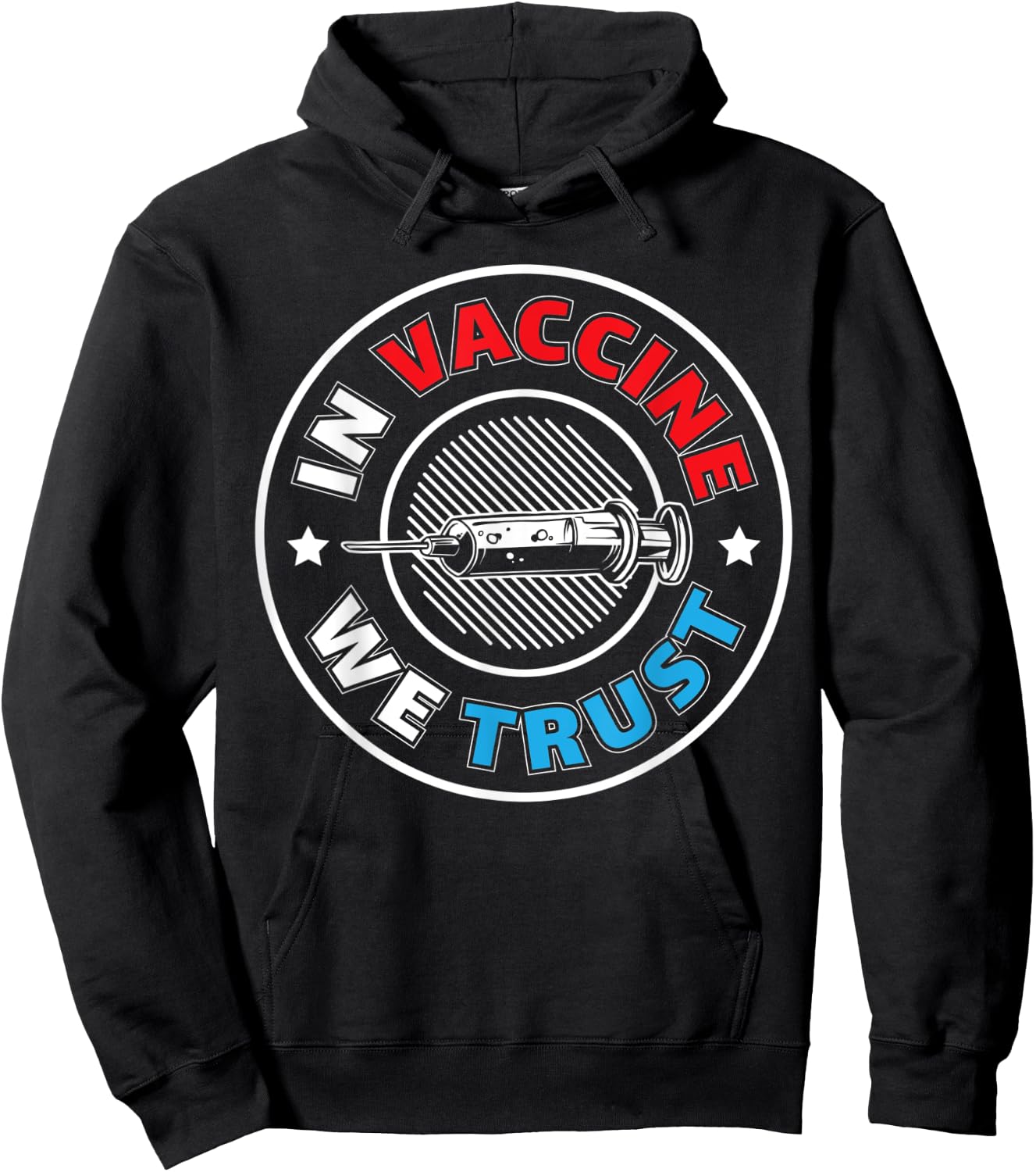 In Vaccine We Trust | Vaccines and Science Hoodie - Hoodie | Black