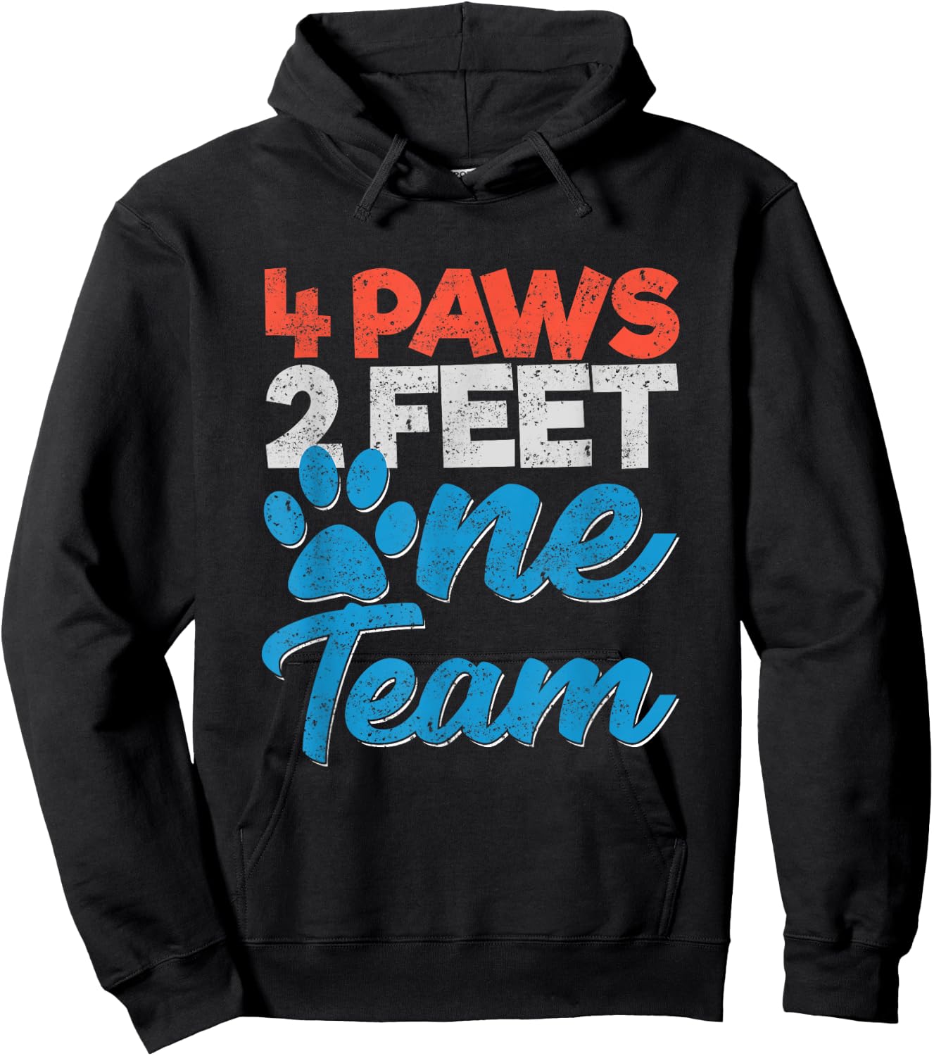 K9 Unit Dog 4 Paws 2 Feet One Team Officers Men Women Kids Hoodie - Hoodie | Black