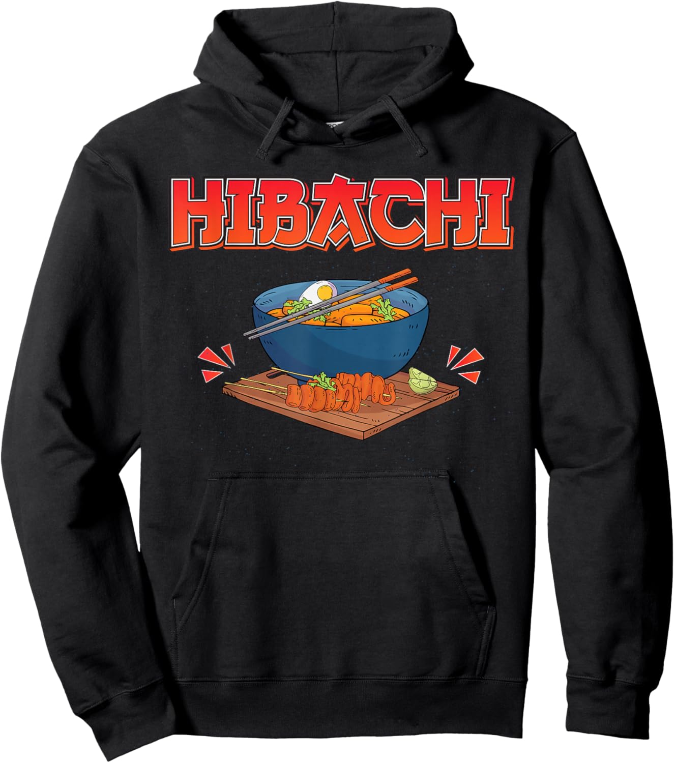 Hibachi Japanese Grill Hoodie - Hoodie | Black