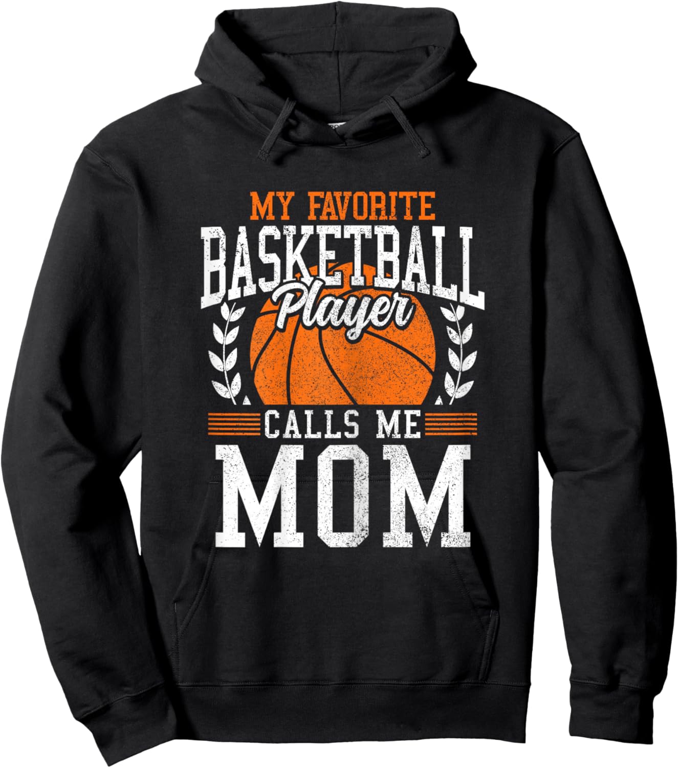 Basketball Mom Funny Bball Player Sports Hoodie - Hoodie | Black
