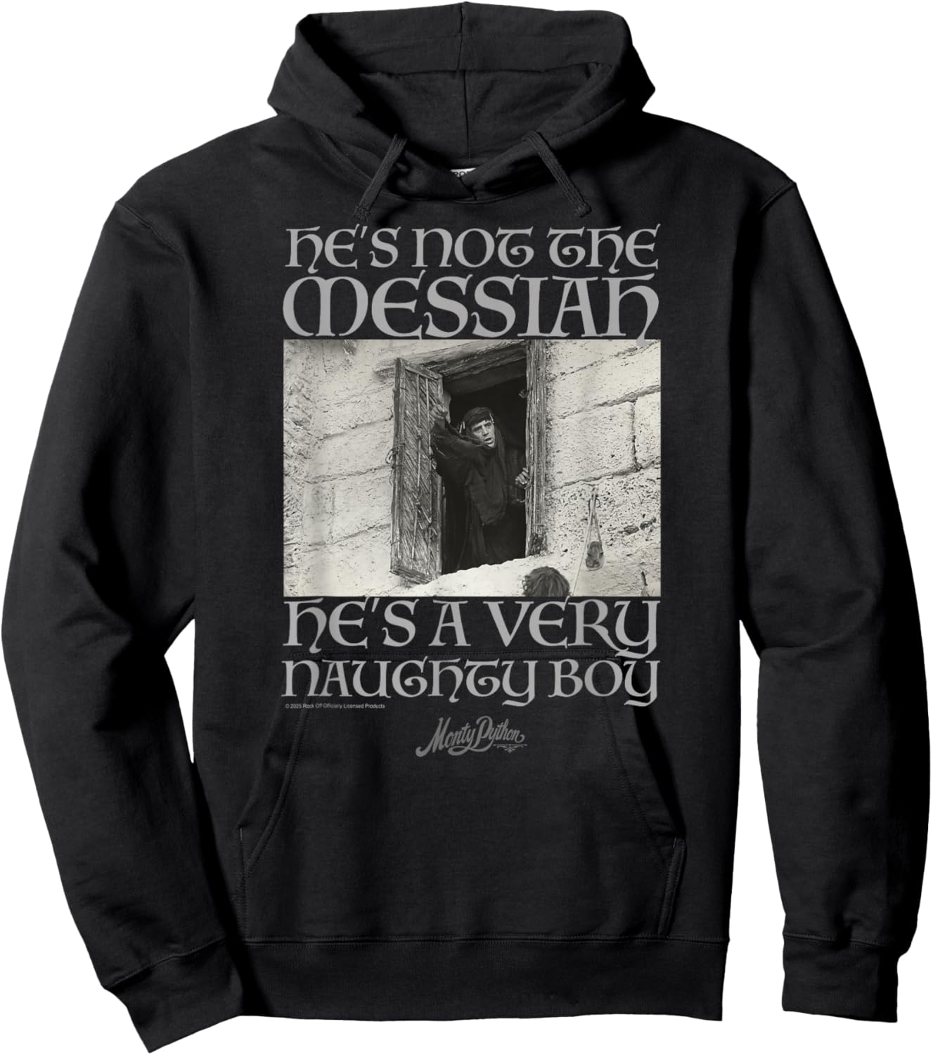 Monty Python Naughty Boy Art Hoodie - Hoodie | Black