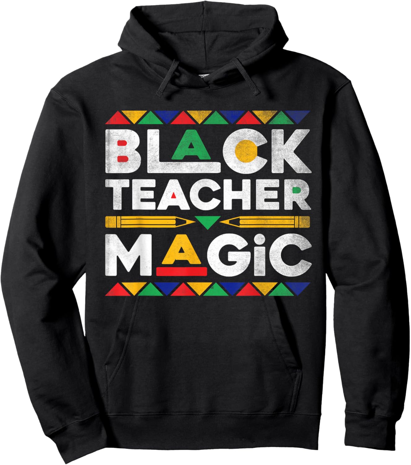 Black Teacher Magic Melanin African Teacher Black History Hoodie - Hoodie | Black