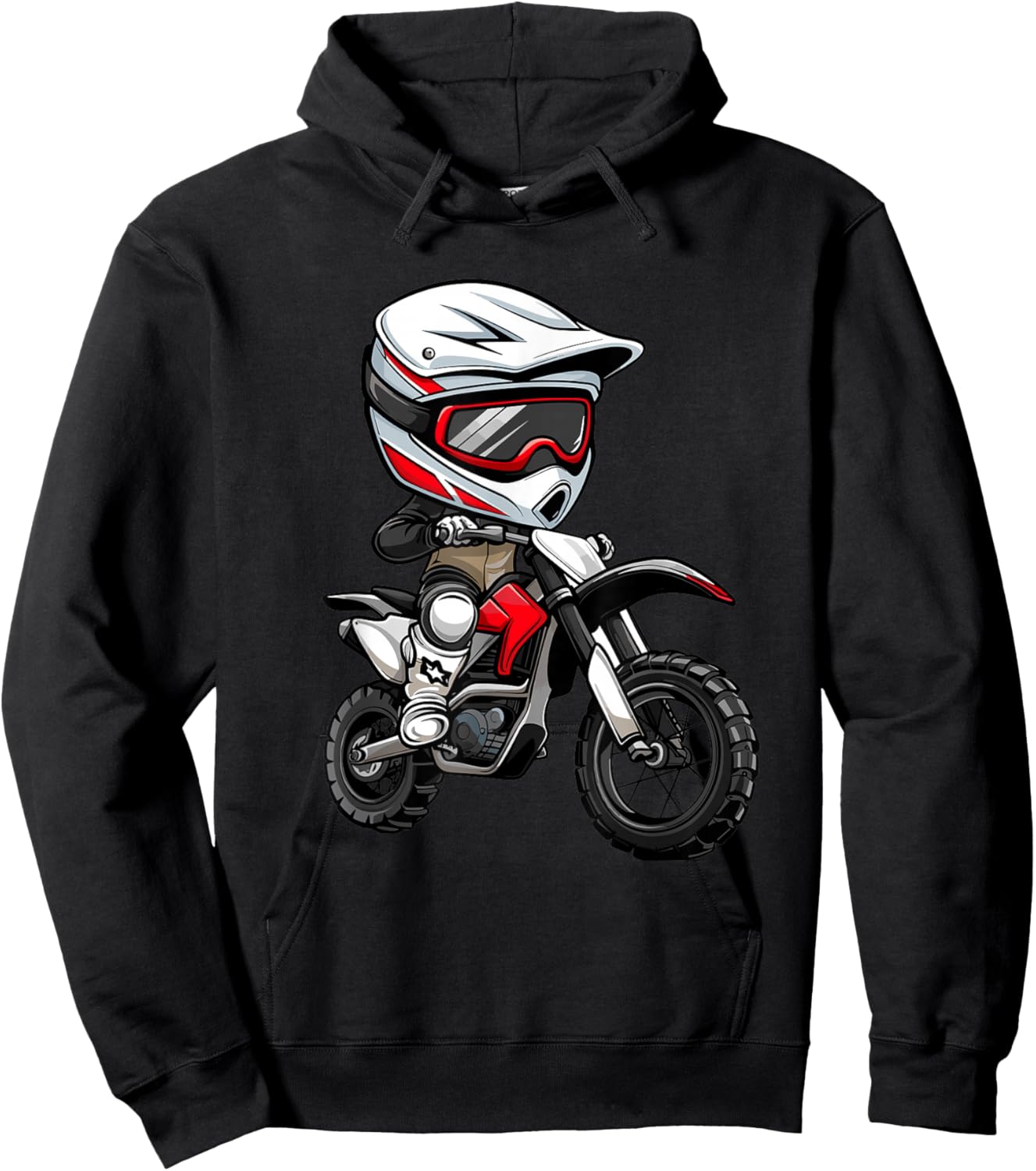 Kids Dirt Bike Hoodie - Hoodie | Black