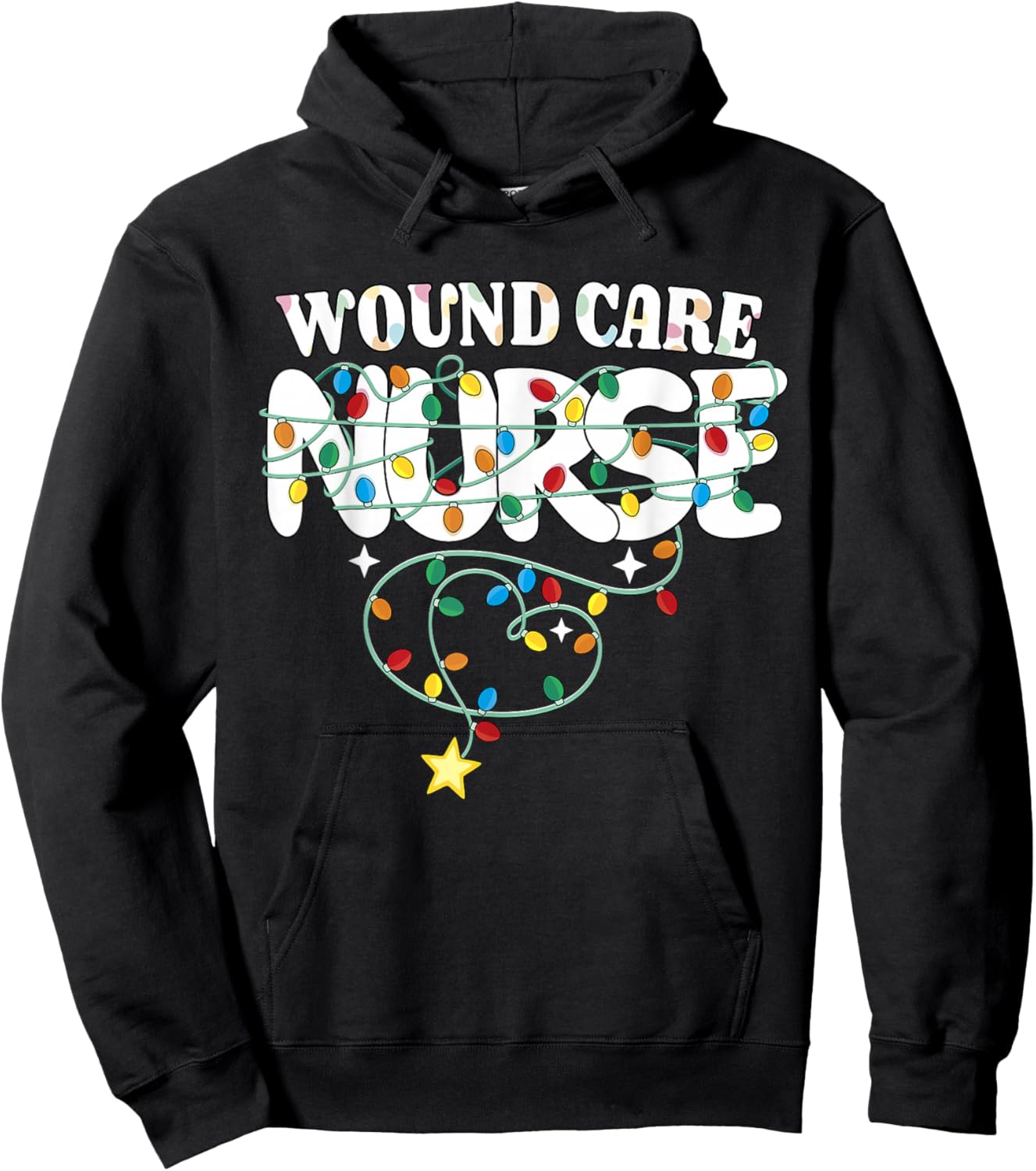 Wound Care Nurse Christmas Wound Nursing NP RN Squad Hoodie - Hoodie | Black