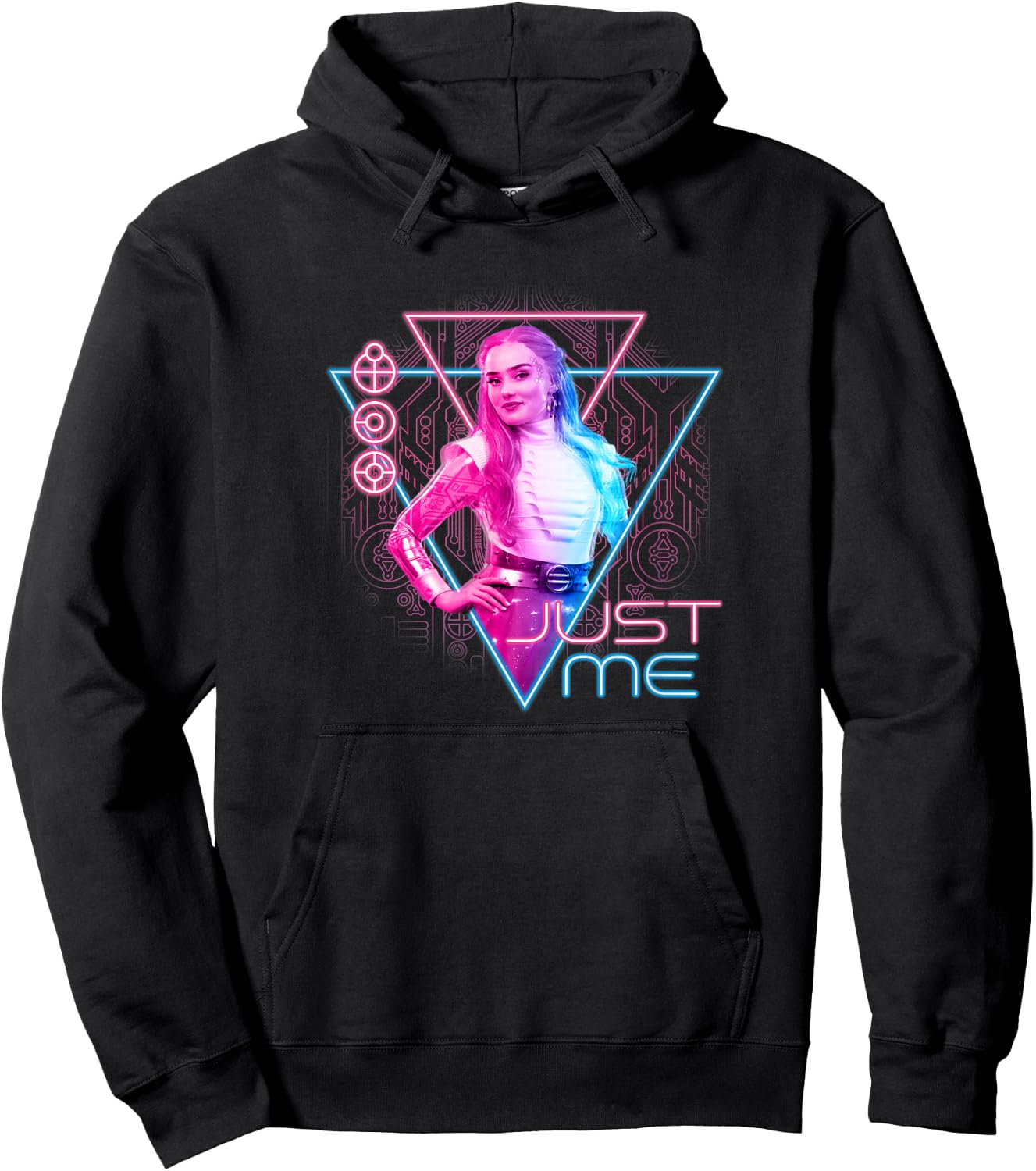 Disney Zombies 3 Addison Neon Just Me Design Hoodie - Hoodie | Black