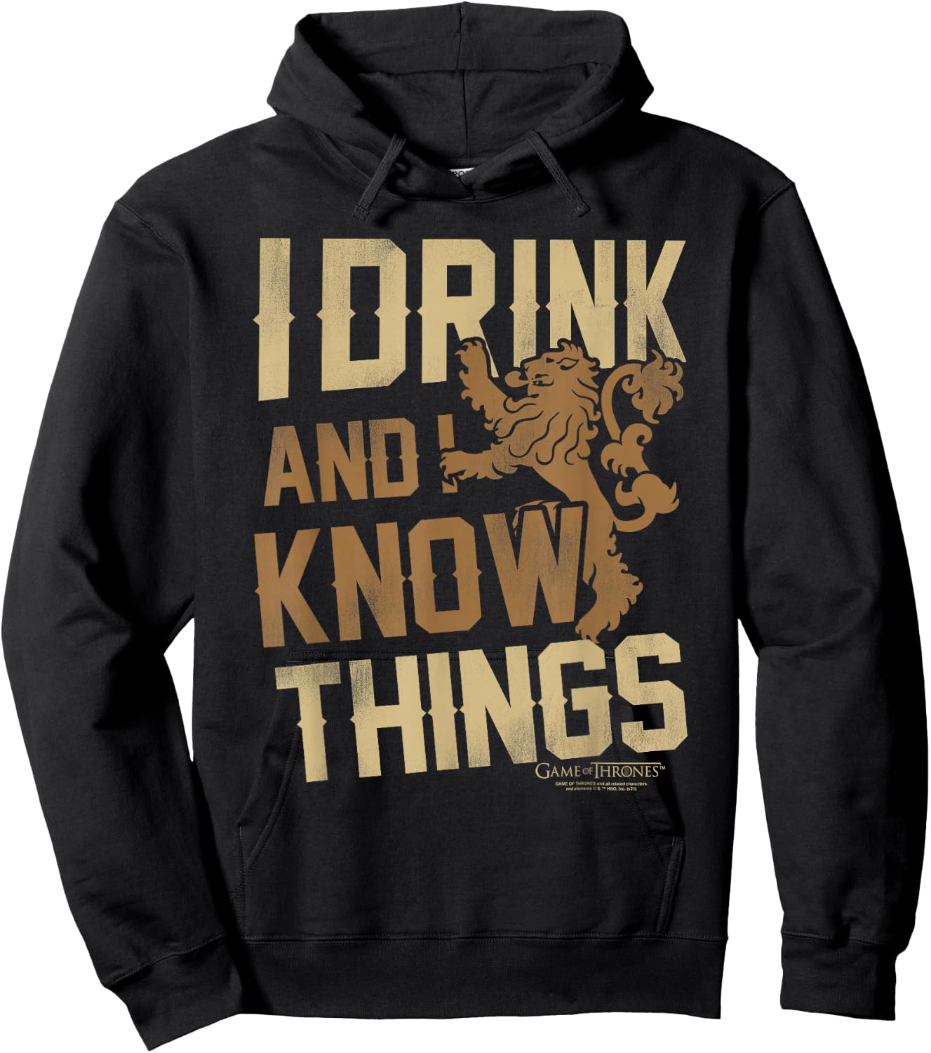 Game of Thrones I Drink and I Know Things Hoodie - Hoodie | Black