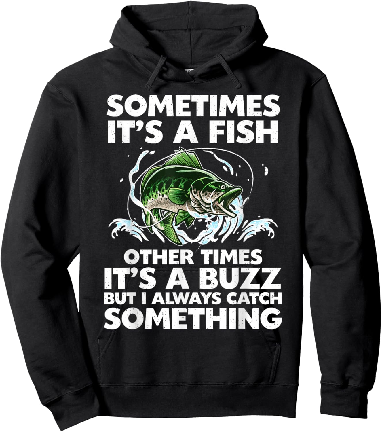 Cool Fishing Design Women Fishing Rod Fish Fisherman Hoodie - Hoodie | Black