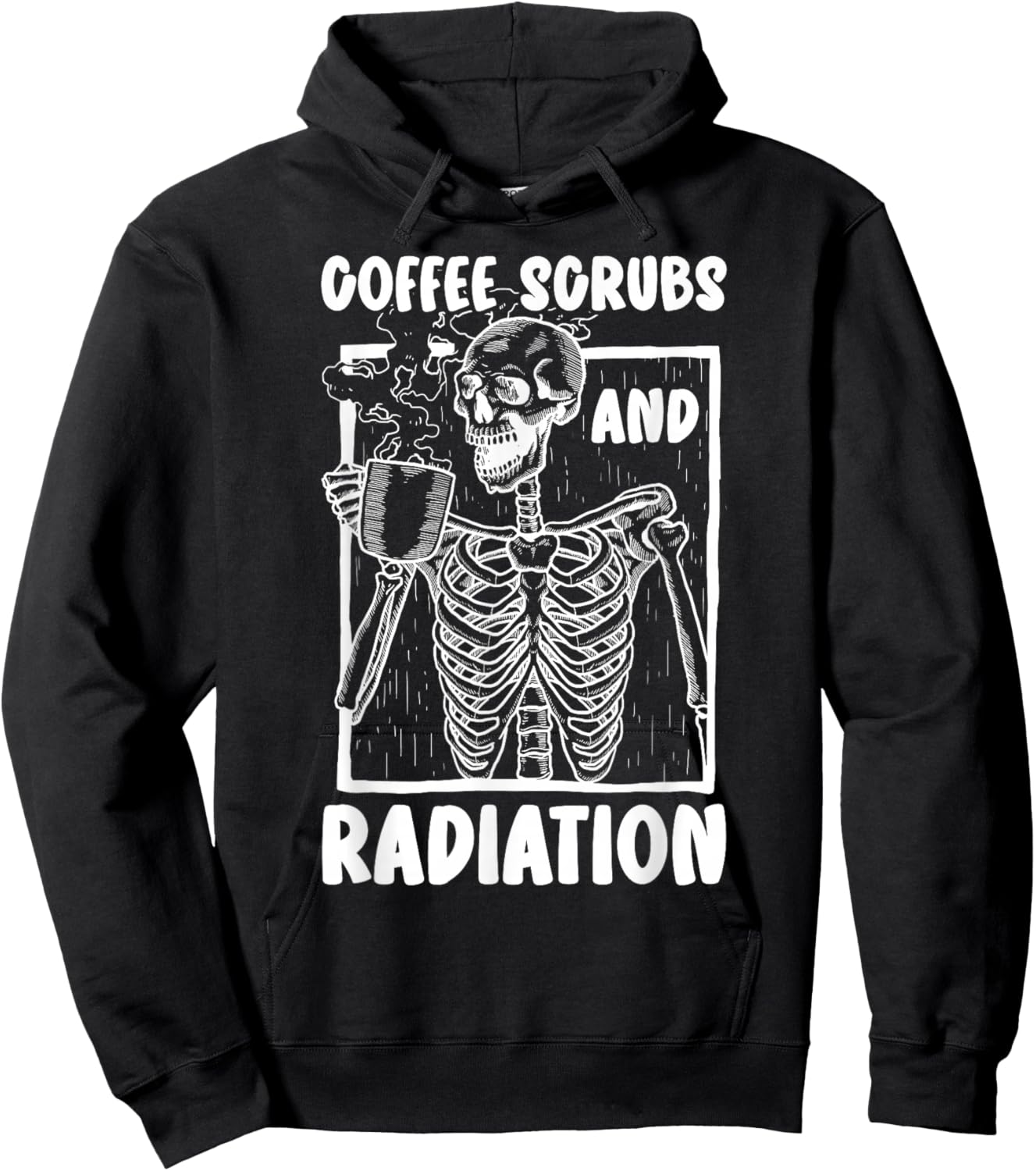 Coffee Scrubs And Radiation Therapist Radiation Therapy Hoodie - Hoodie | Black