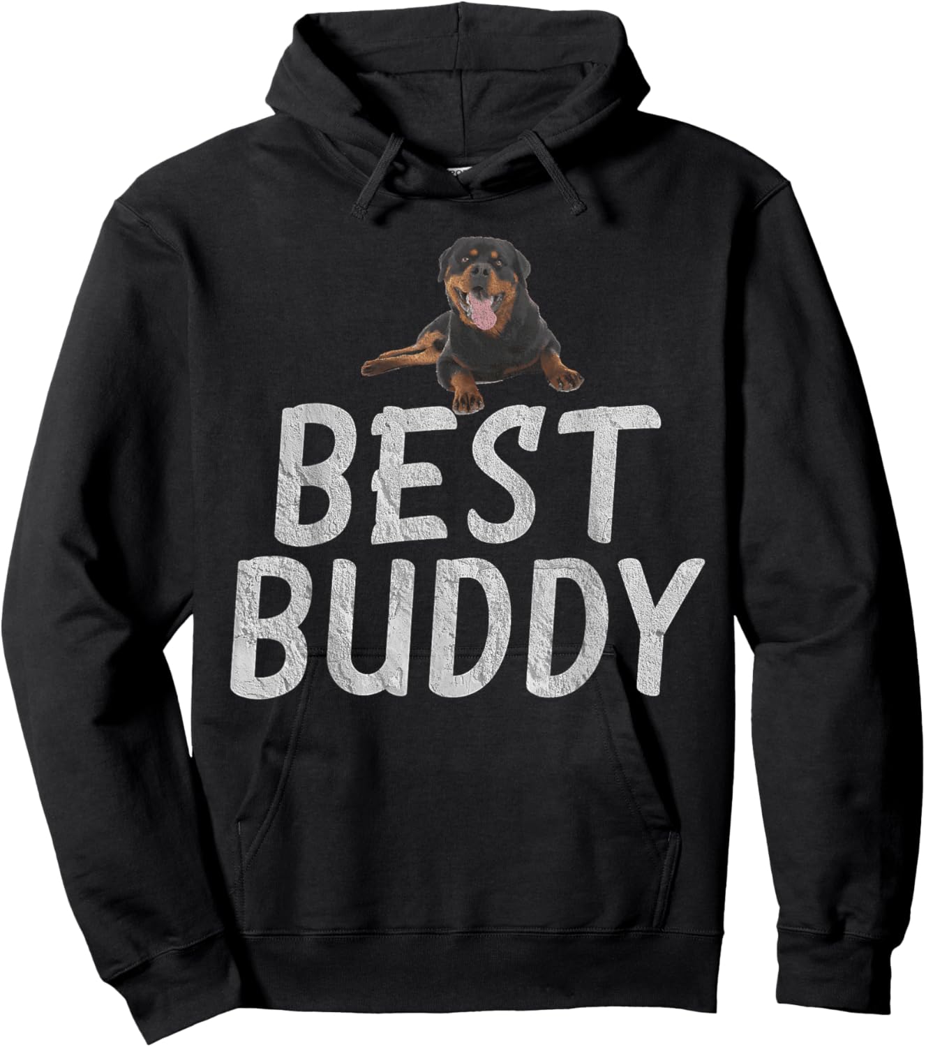 Best Buddy Rottweiler Hoodie - Hoodie | Black