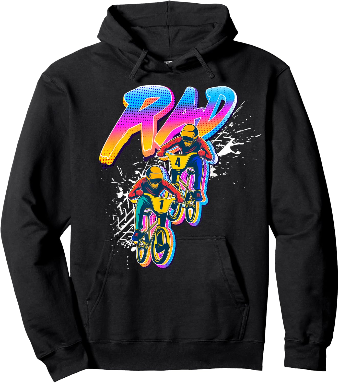 Rad BMX 80s Hoodie - Hoodie | Black