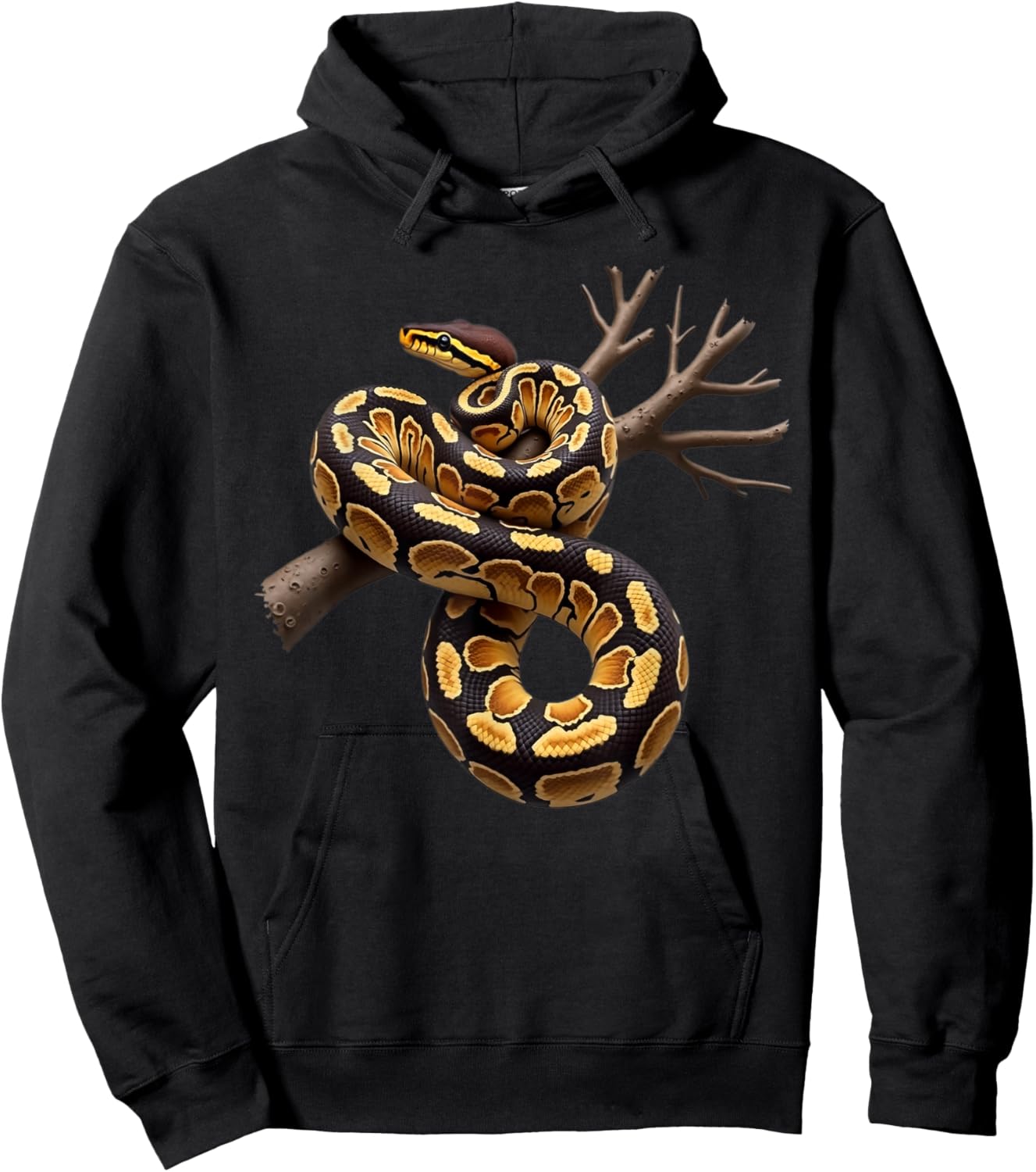 Funny Ball Python Lover Balls Reptile Keeper Snake Owners Hoodie - Hoodie | Black