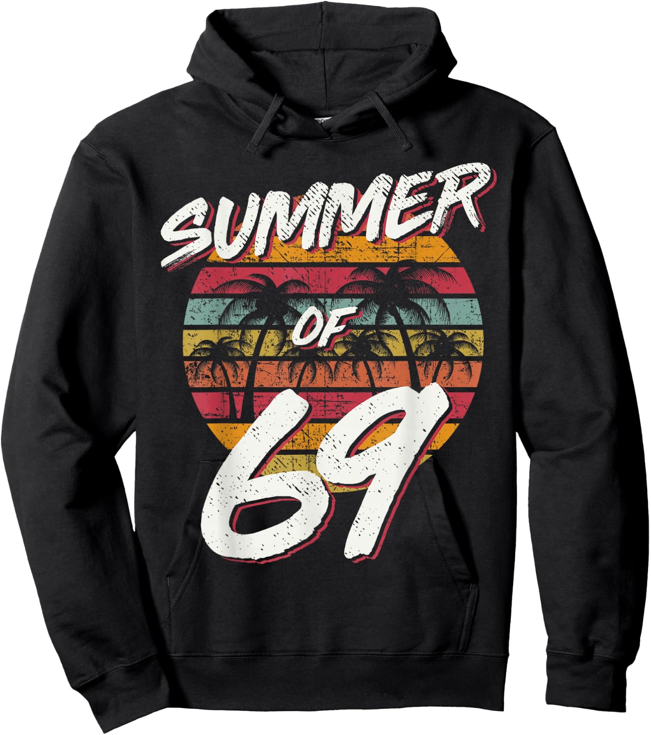 55th Birthday T Shirt Summer of 69 Gift Mom Daddy Hoodie - Hoodie | Black