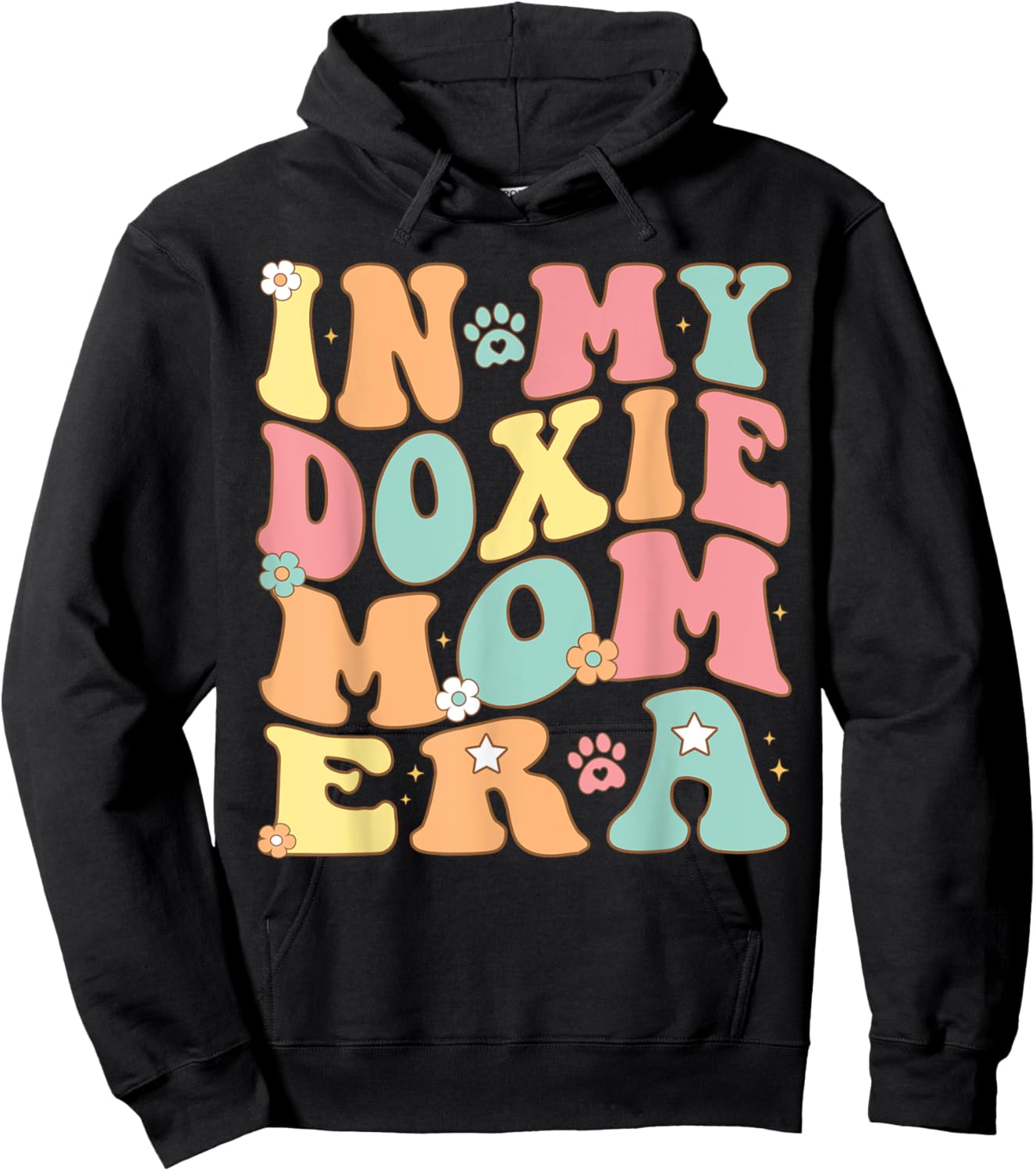 In My Dachshund Mama Era For doxie Mom Dog Mother's day Hoodie - Hoodie | Black