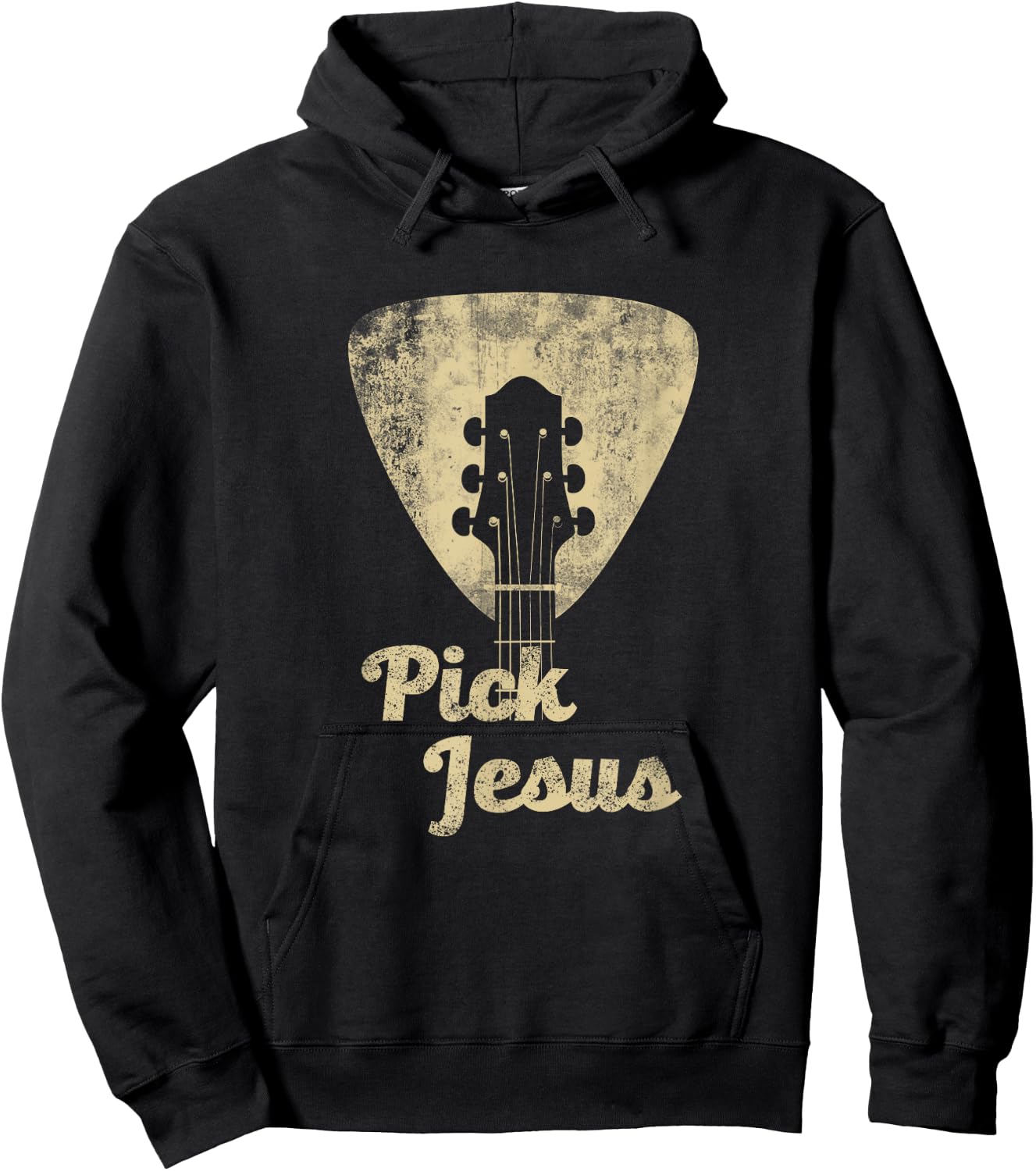 Pick Jesus T shirt -Music Pastor Shirt- Pastor Easter gift Hoodie - Hoodie | Black