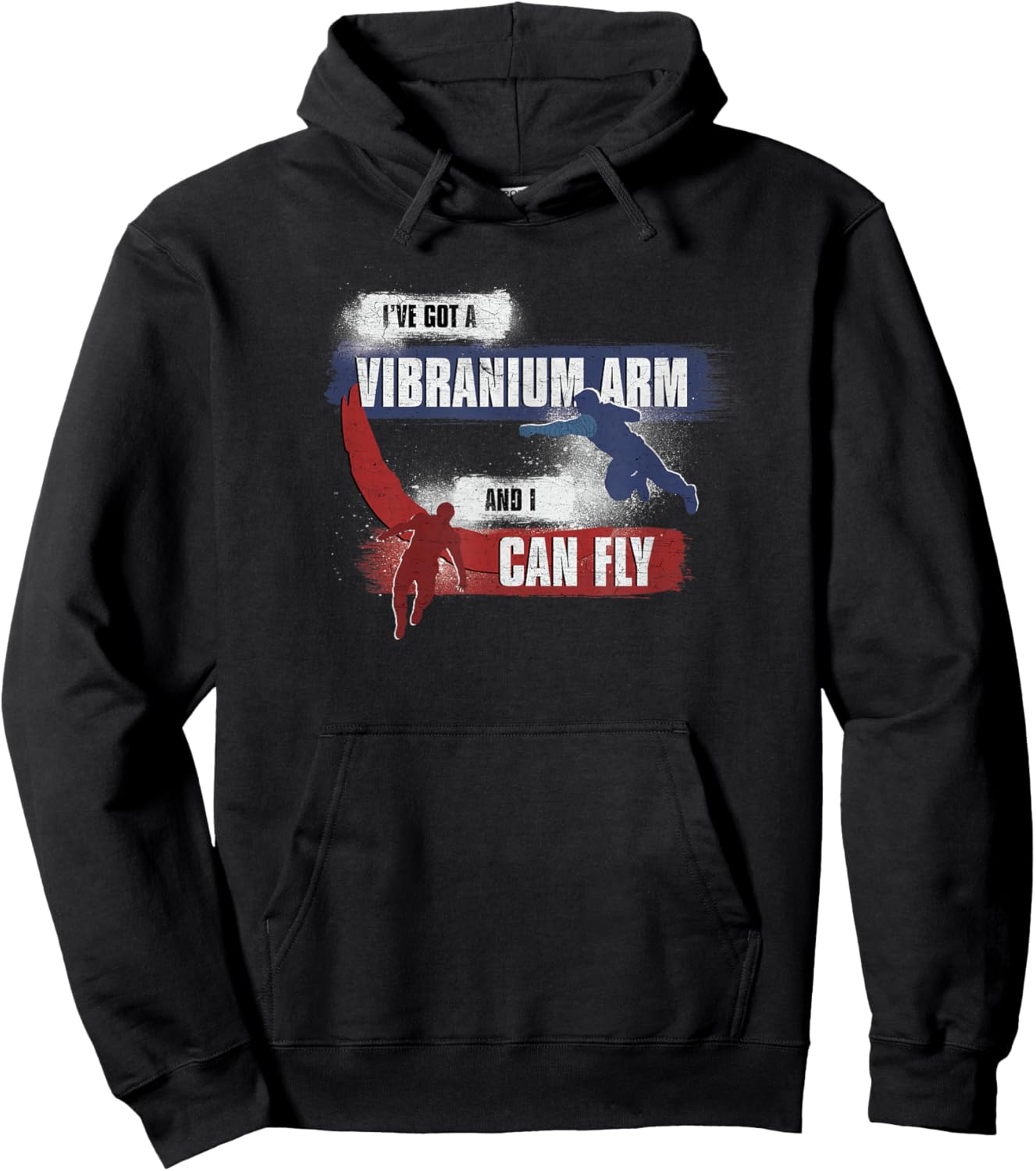 Marvel The Falcon and The Winter Soldier Sam and Bucky Hoodie - Hoodie | Black