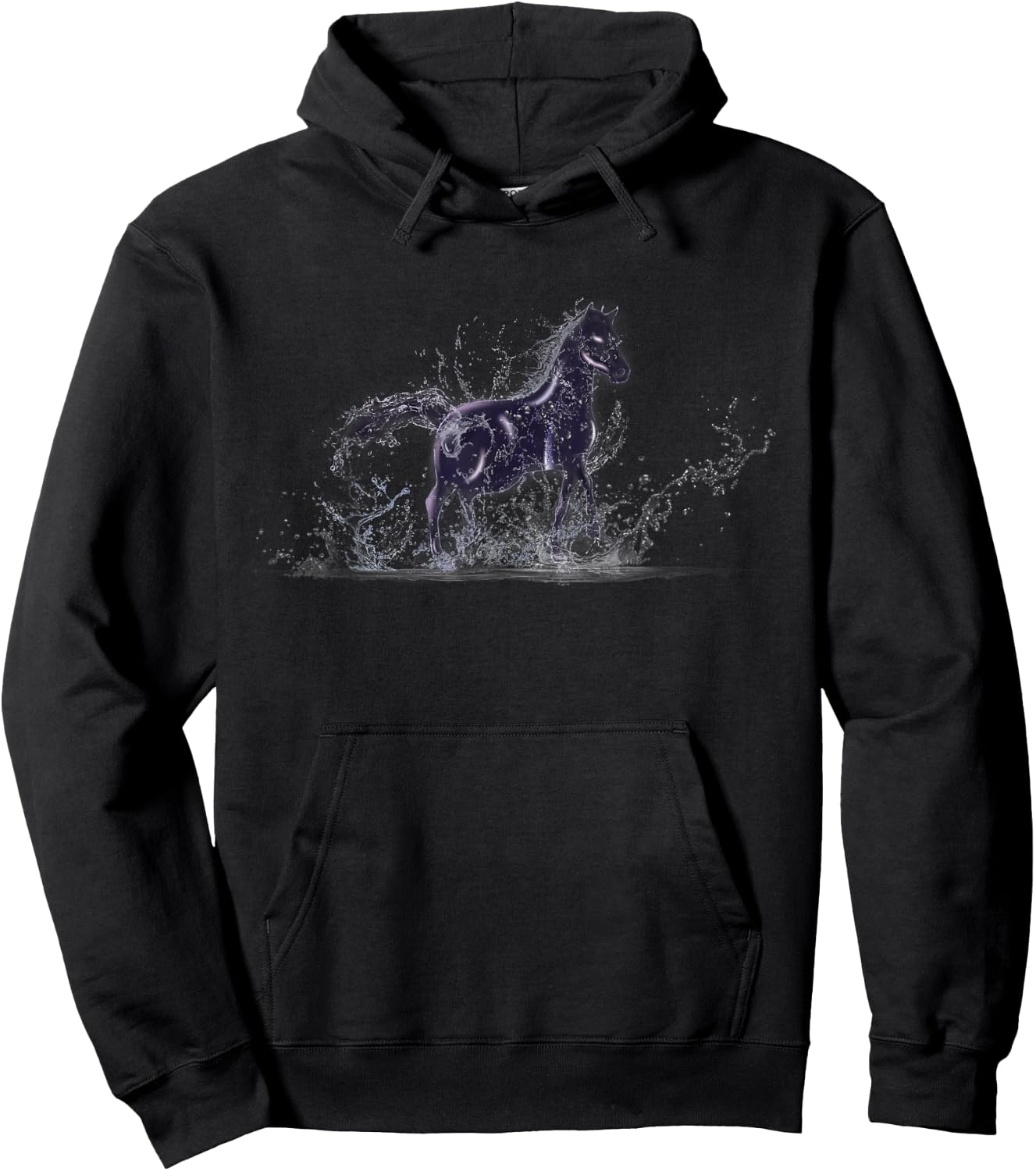 Water Spirit Horse Nokk Brook Horse Scandinavia Fairytale Hoodie - Hoodie | Black